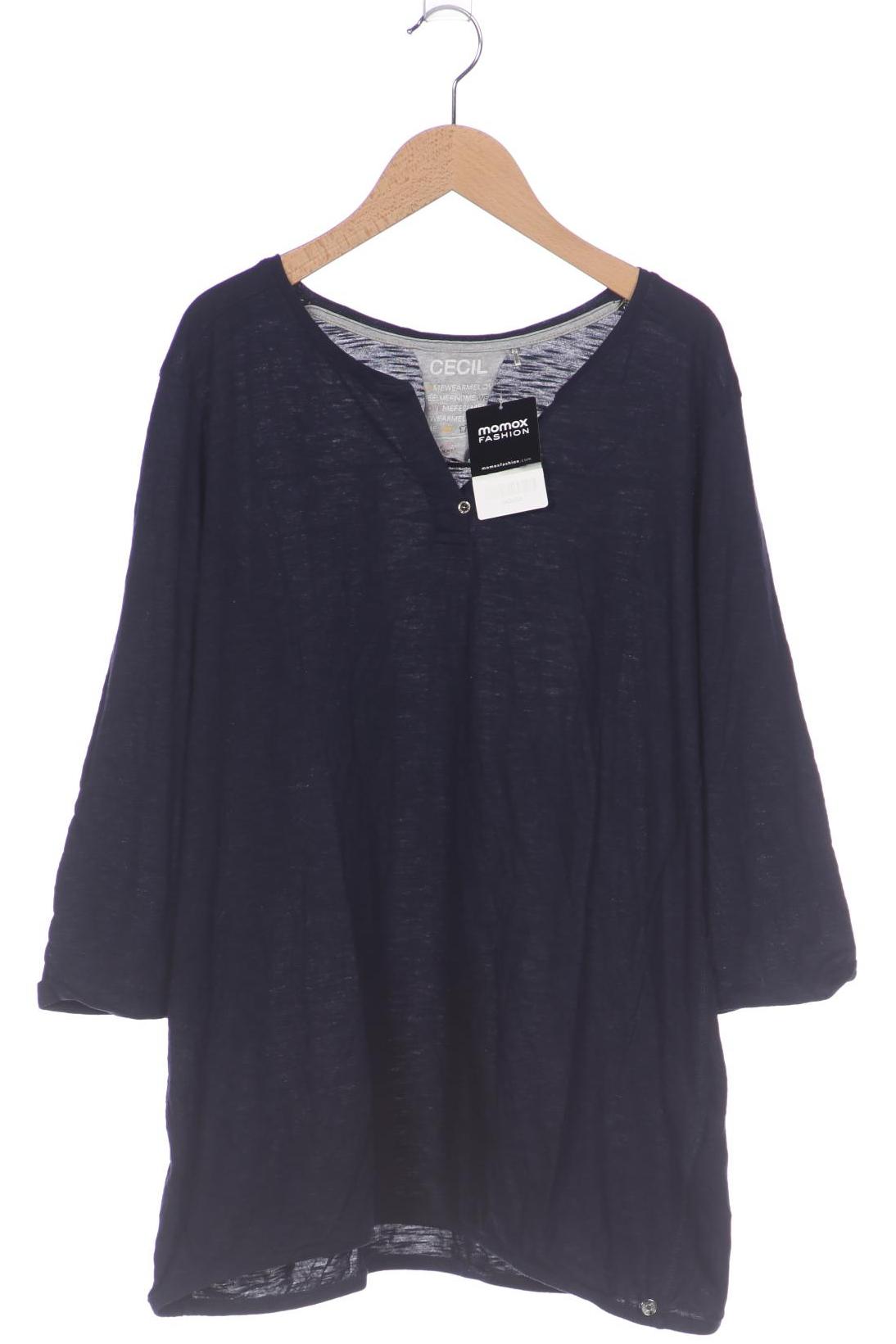 

Cecil Damen Langarmshirt, marineblau, Gr. 46