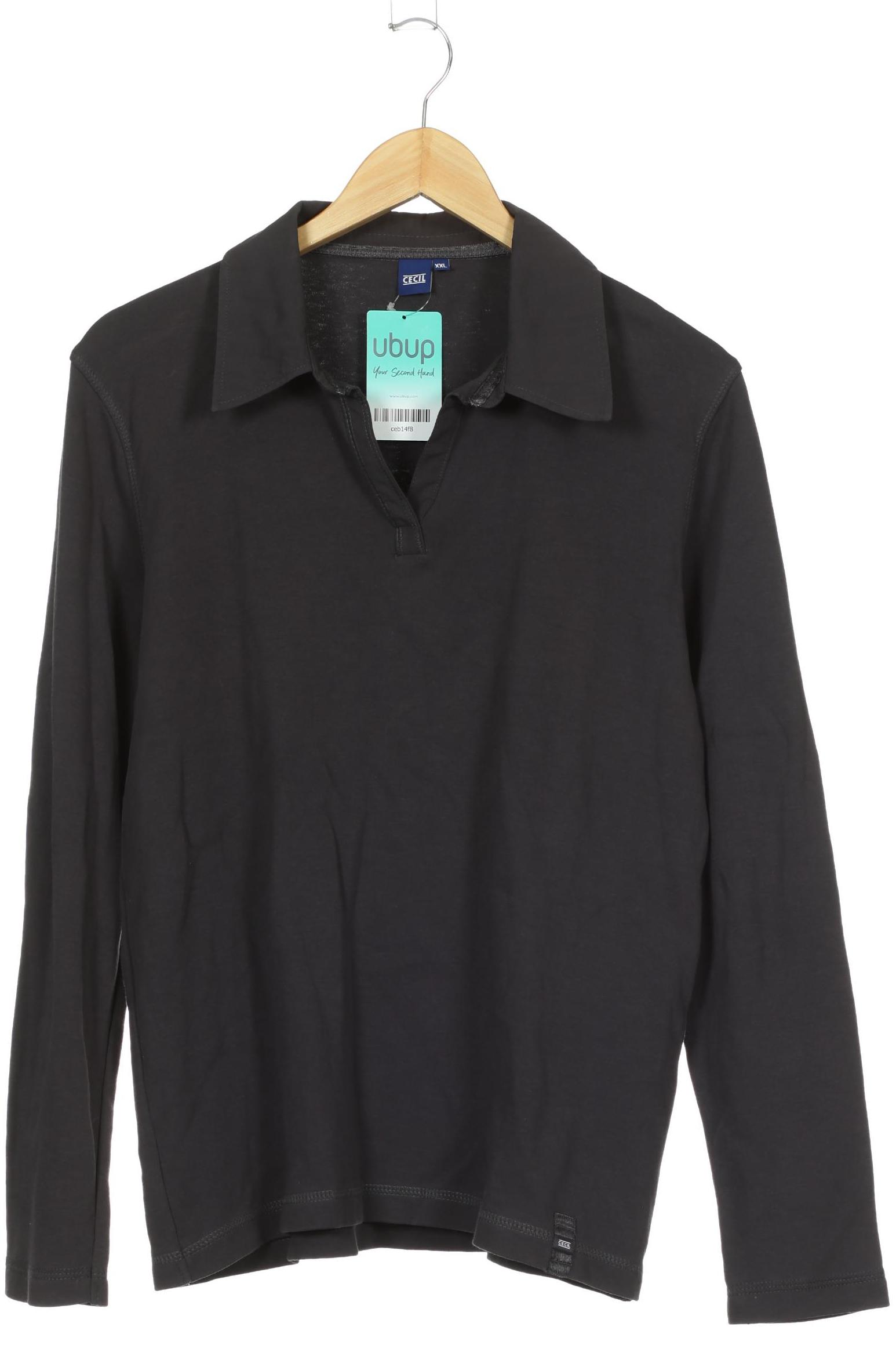 

Cecil Damen Langarmshirt, grau, Gr. 46