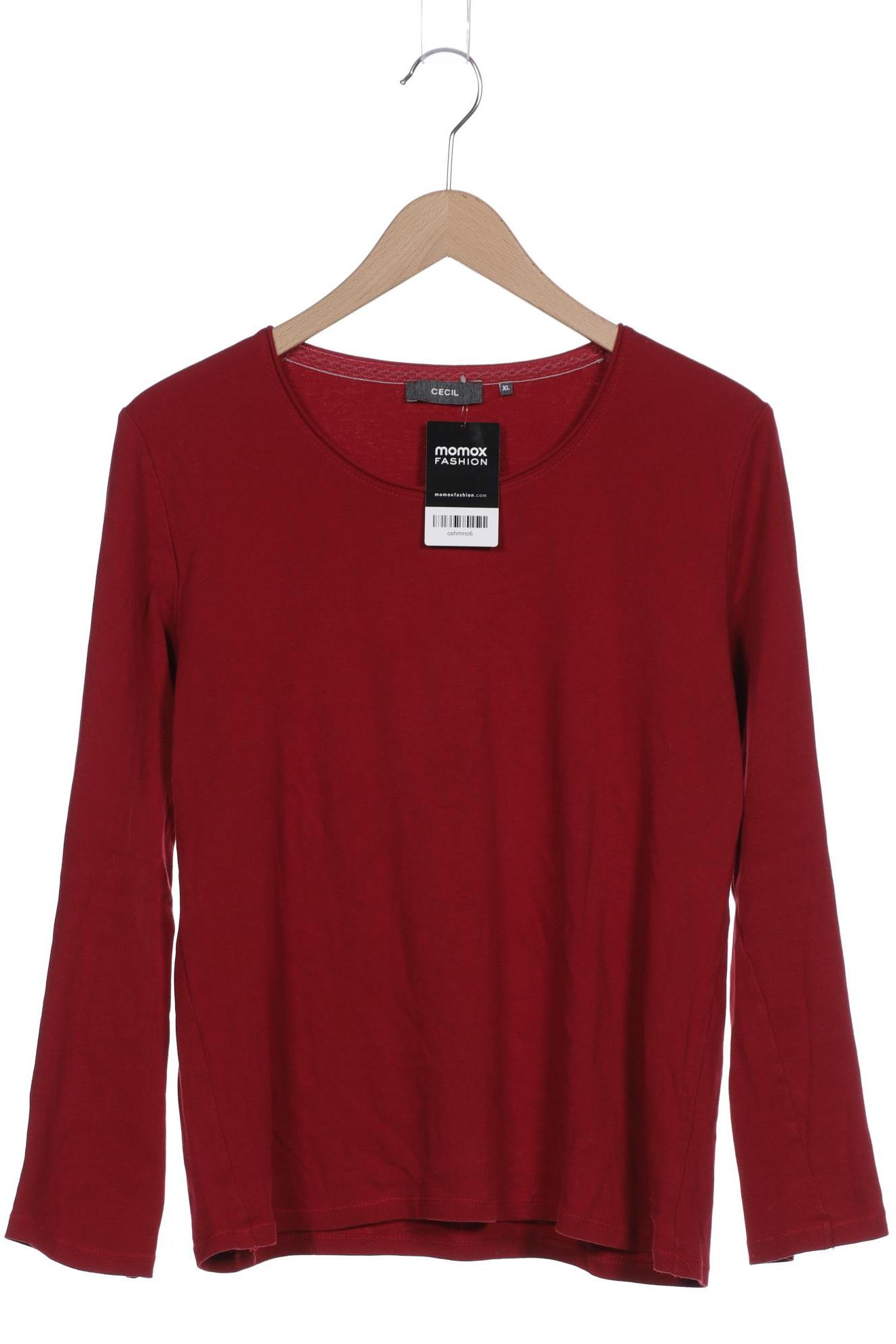 

Cecil Damen Langarmshirt, rot, Gr. 44
