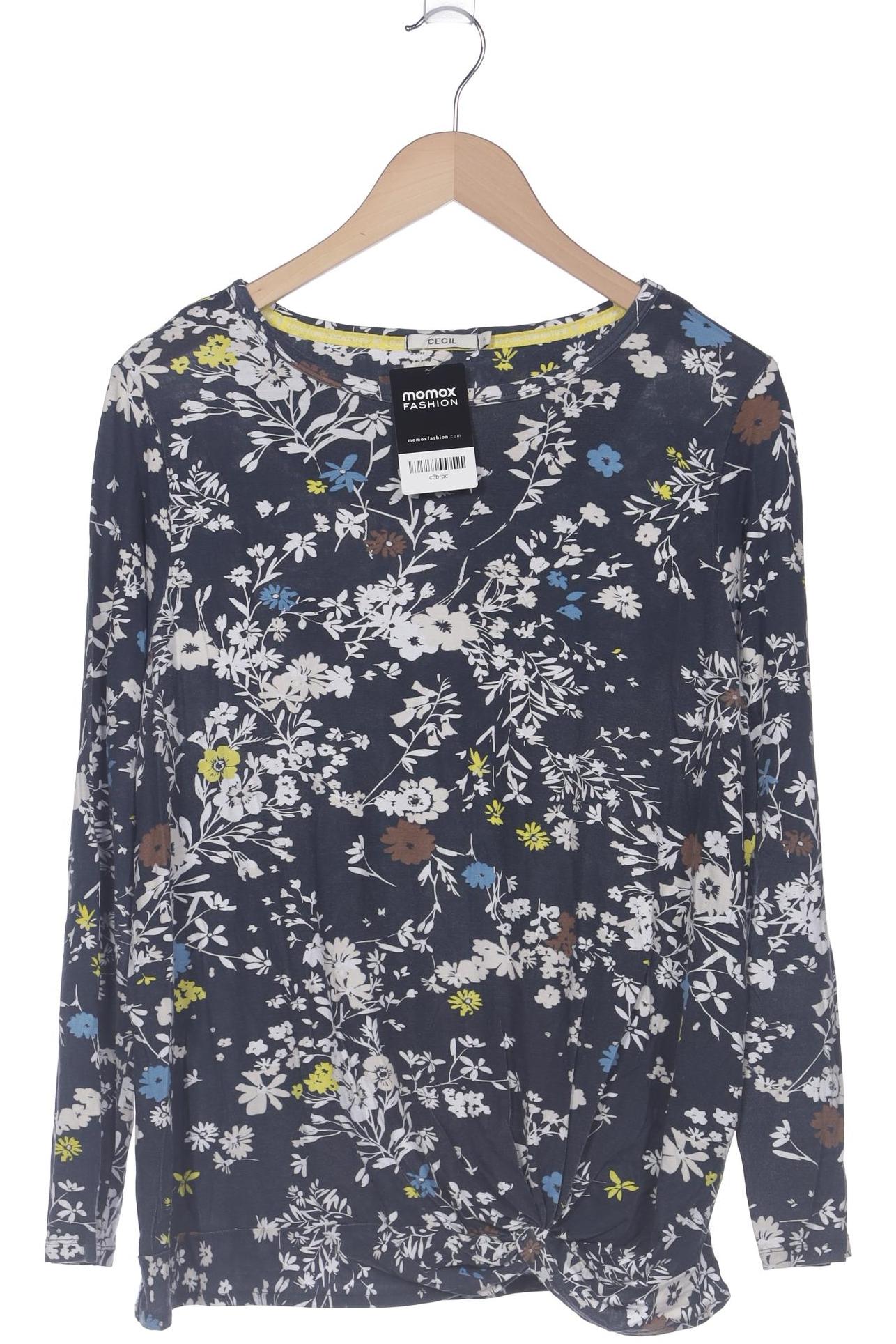 

Cecil Damen Langarmshirt, marineblau, Gr. 42