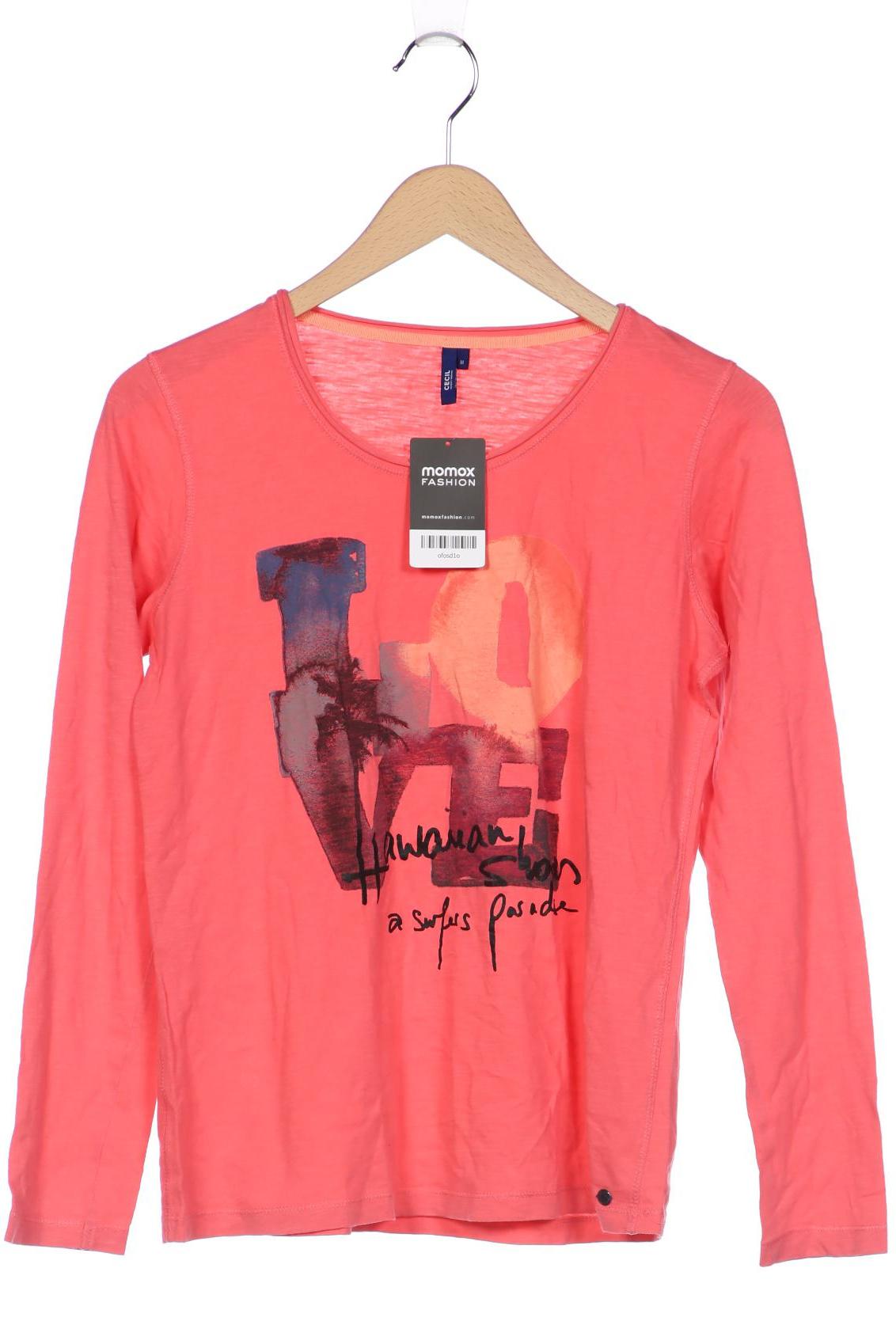 

Cecil Damen Langarmshirt, pink, Gr. 38