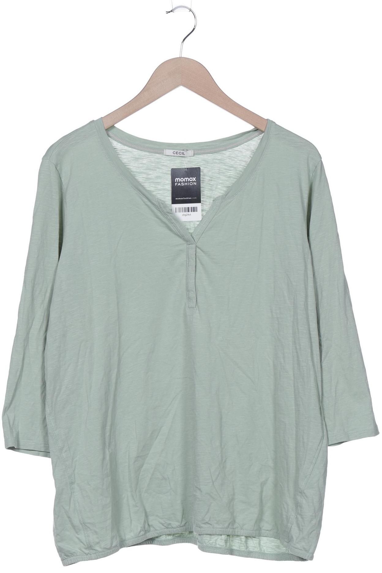 

Cecil Damen Langarmshirt, hellgrün, Gr. 44