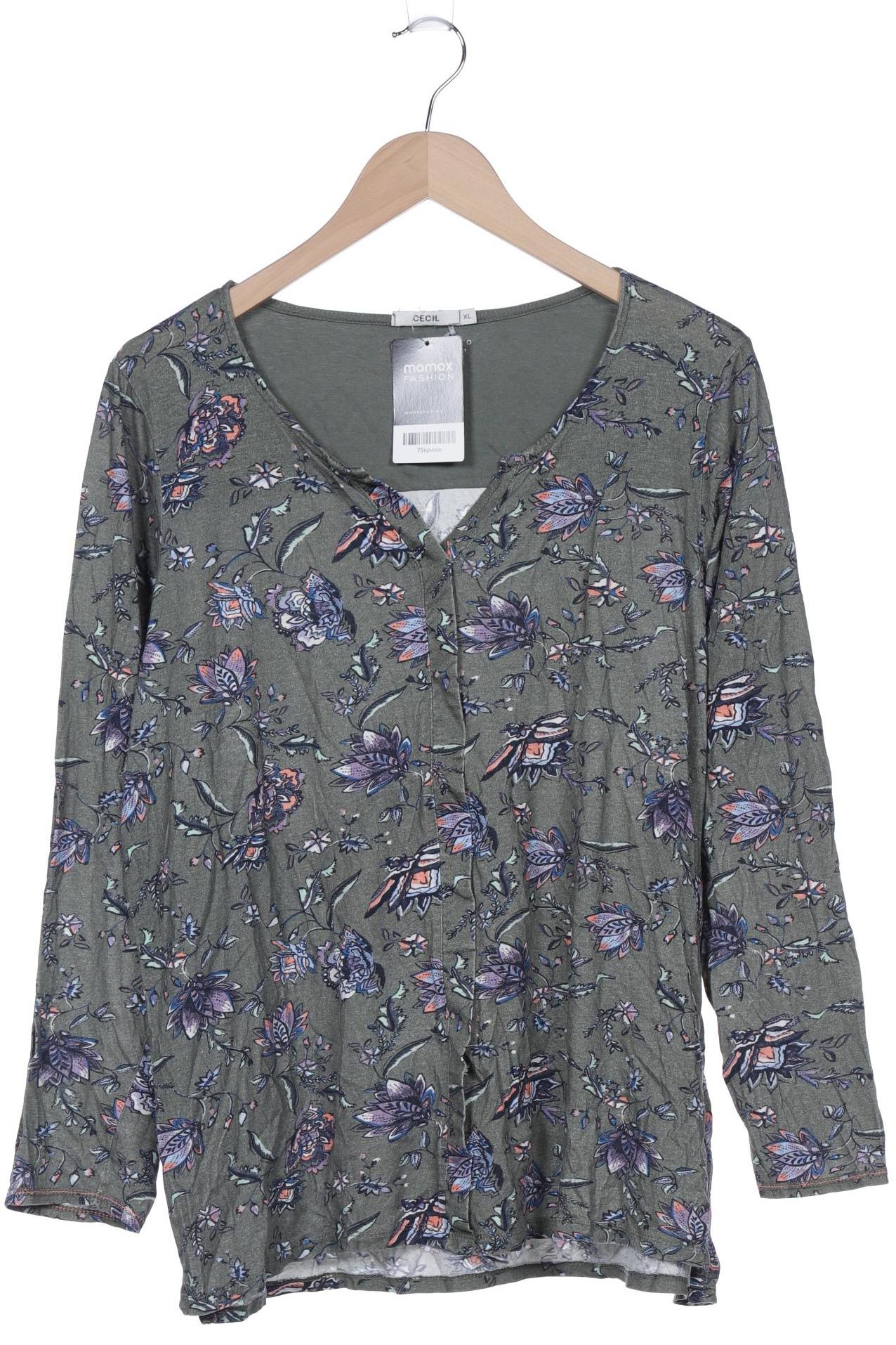 

Cecil Damen Langarmshirt, grün, Gr. 44