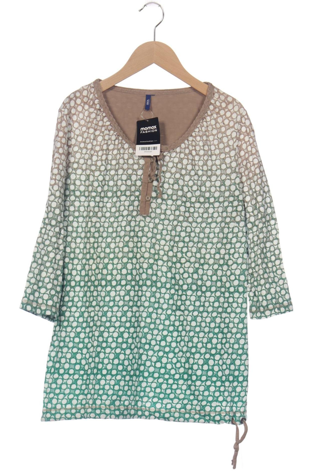 

Cecil Damen Langarmshirt, grün, Gr. 42