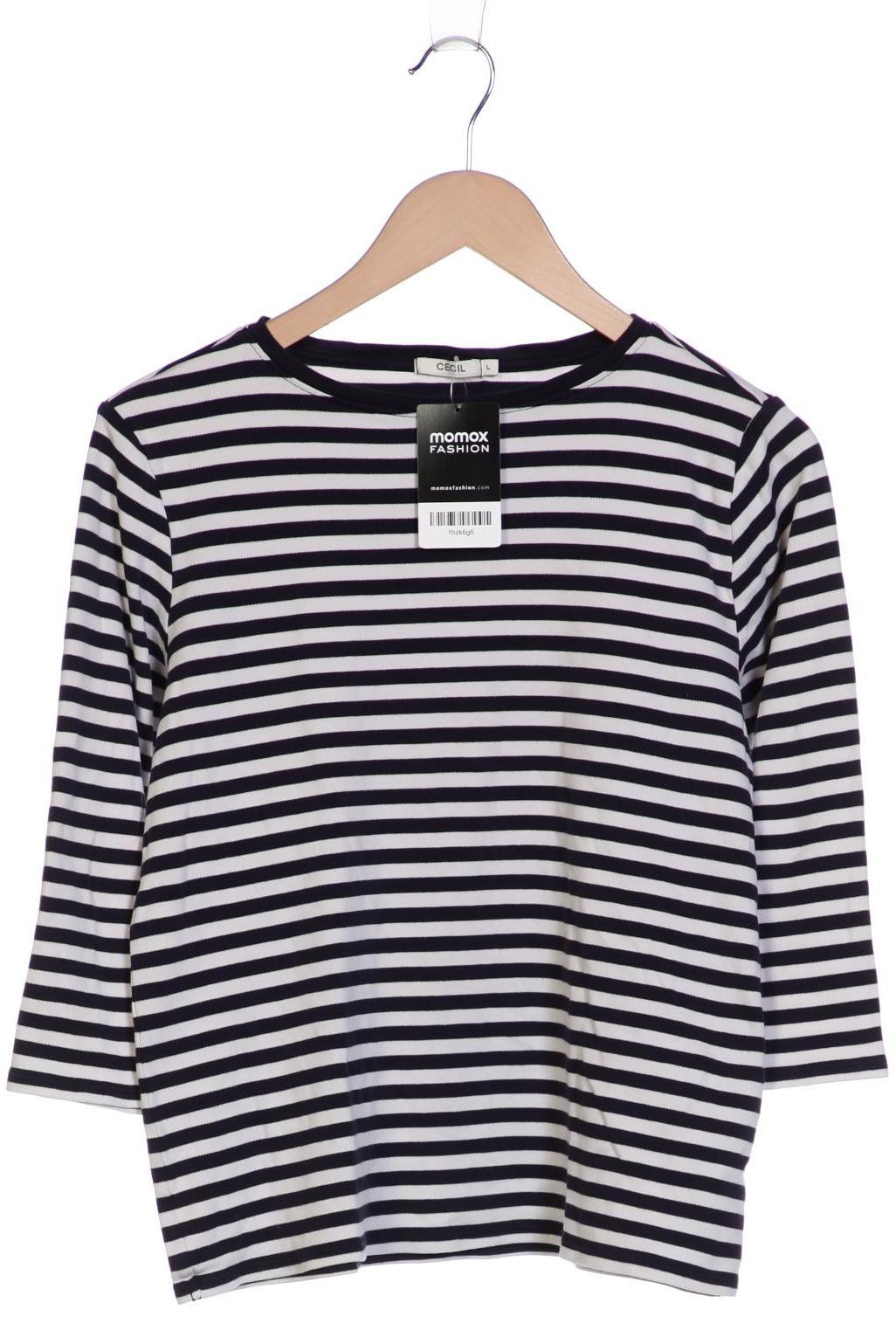 

Cecil Damen Langarmshirt, marineblau, Gr. 42