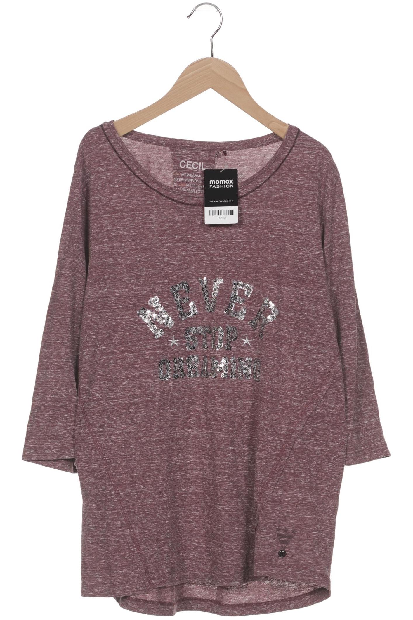 

Cecil Damen Langarmshirt, bordeaux, Gr. 44