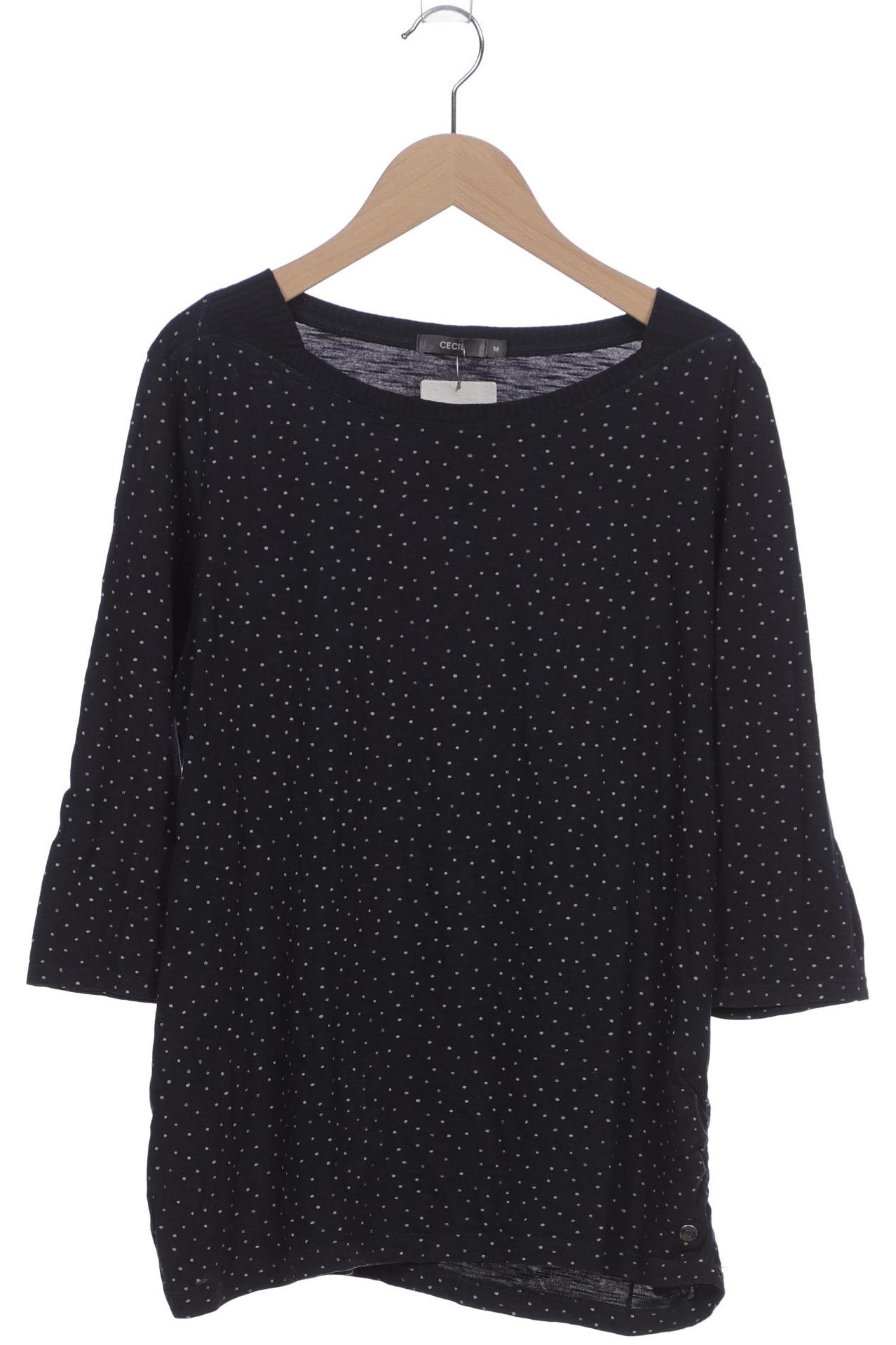 

Cecil Damen Langarmshirt, marineblau, Gr. 38