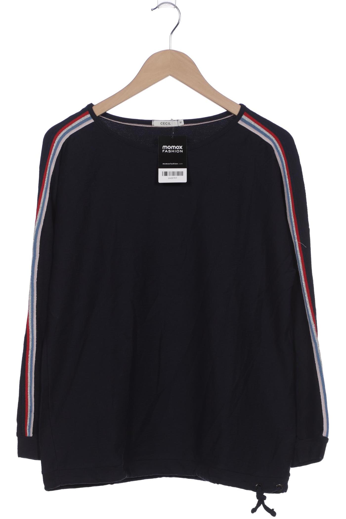 

Cecil Damen Langarmshirt, marineblau, Gr. 38