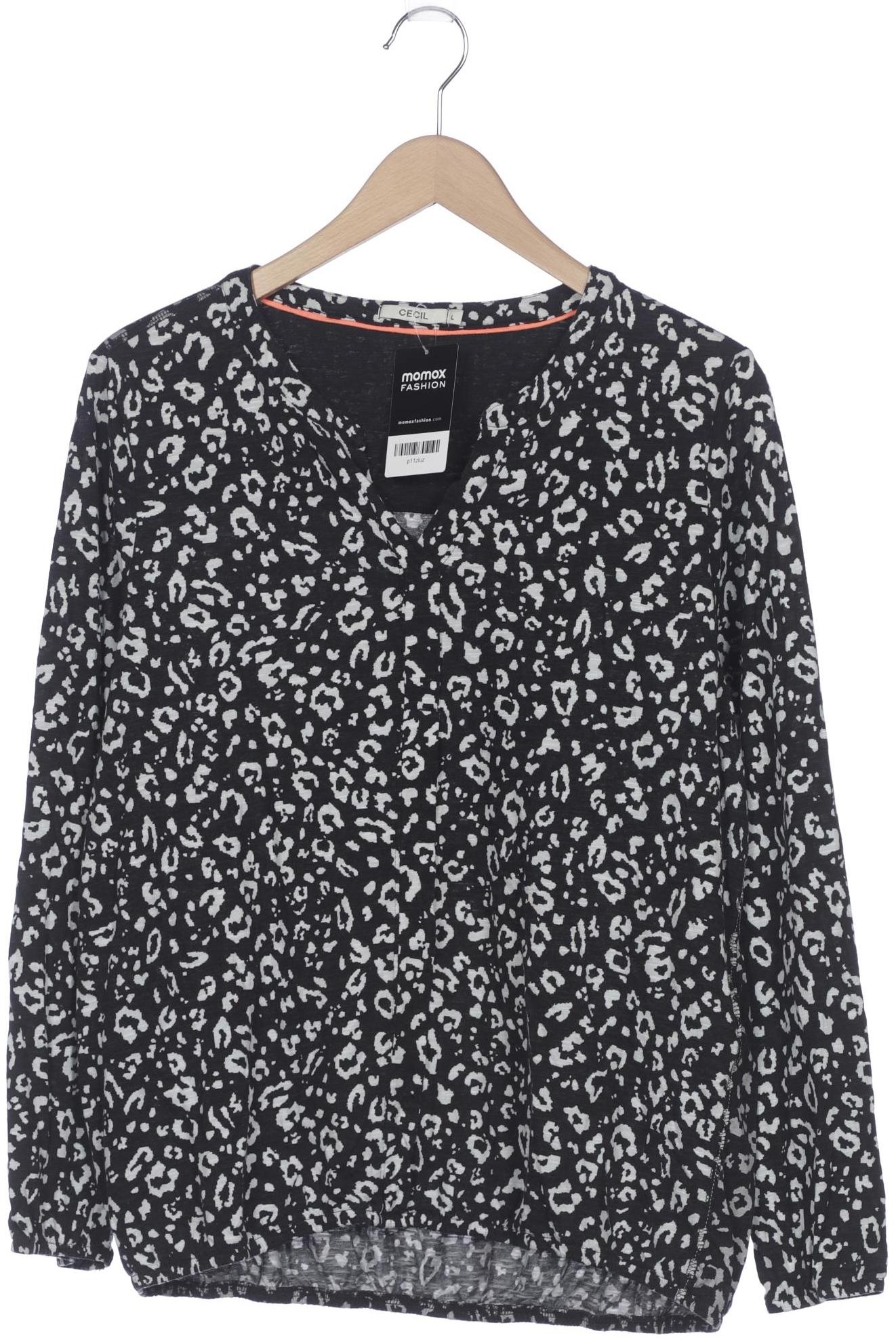 

Cecil Damen Langarmshirt, schwarz, Gr. 42