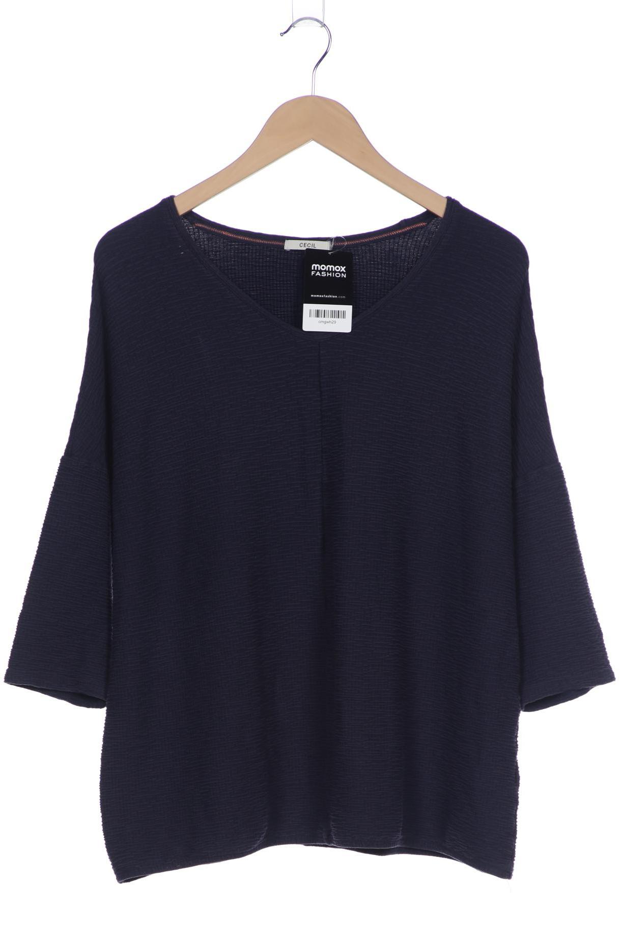 

Cecil Damen Langarmshirt, marineblau, Gr. 44