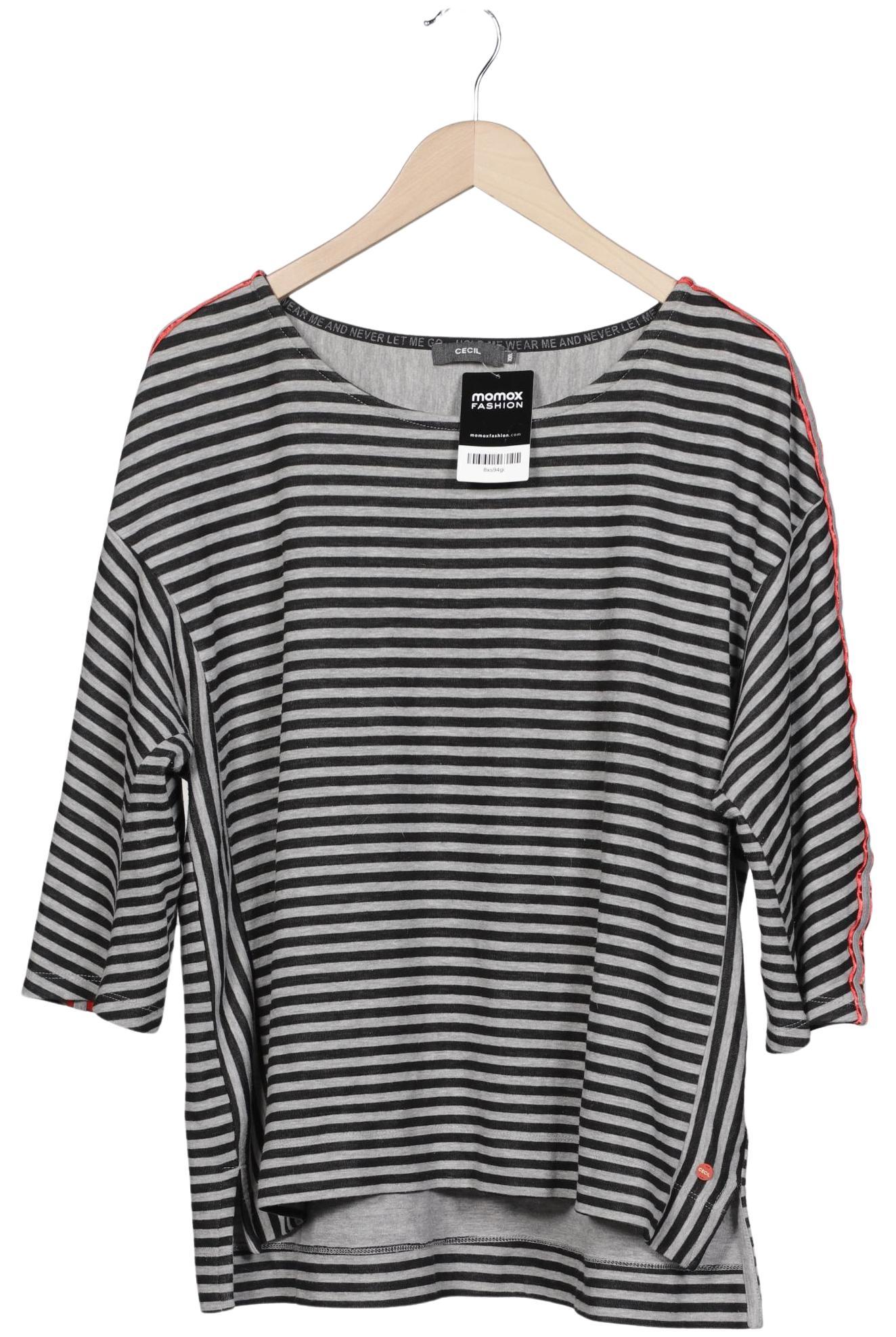 

Cecil Damen Langarmshirt, grau, Gr. 46