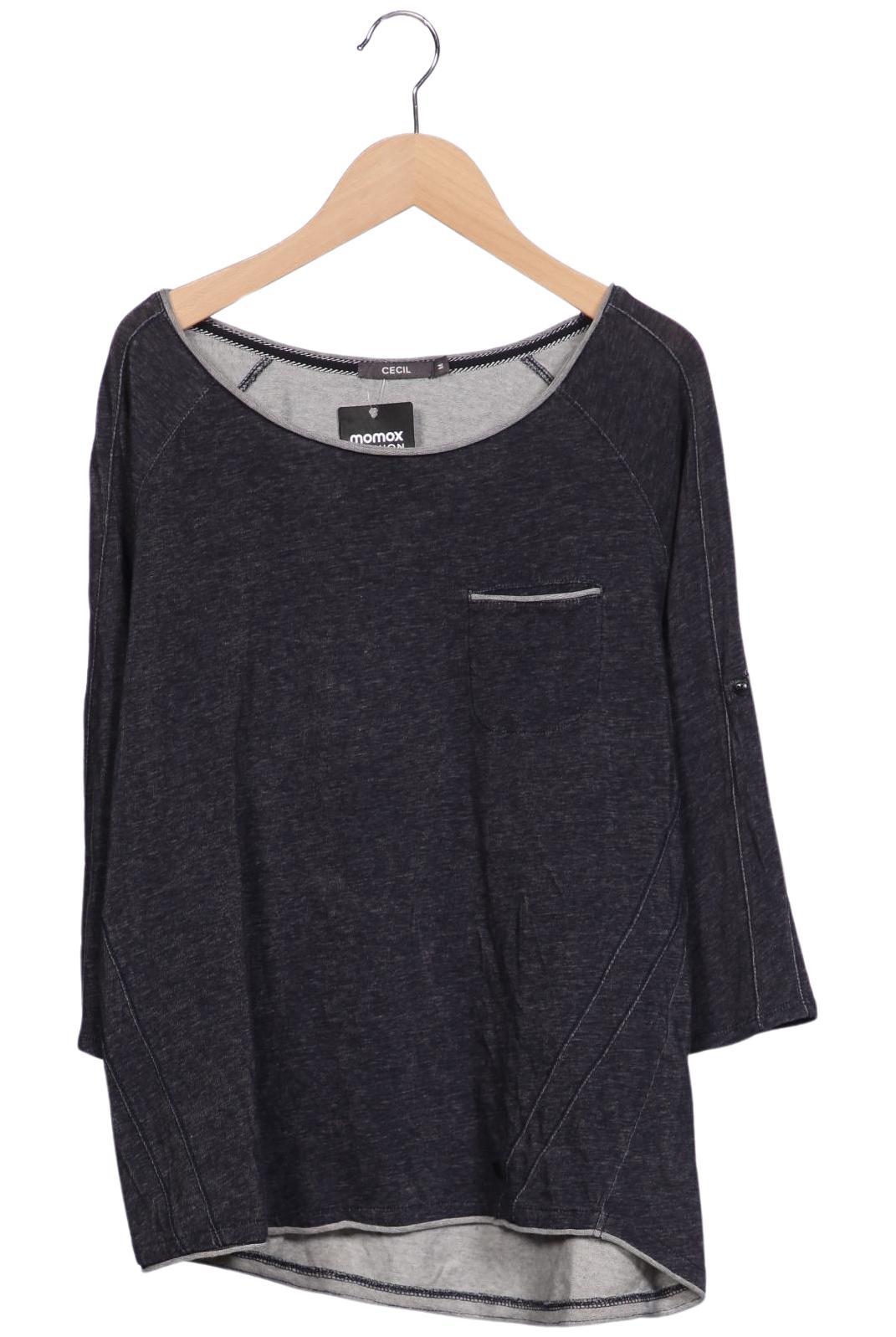 

Cecil Damen Langarmshirt, marineblau, Gr. 38