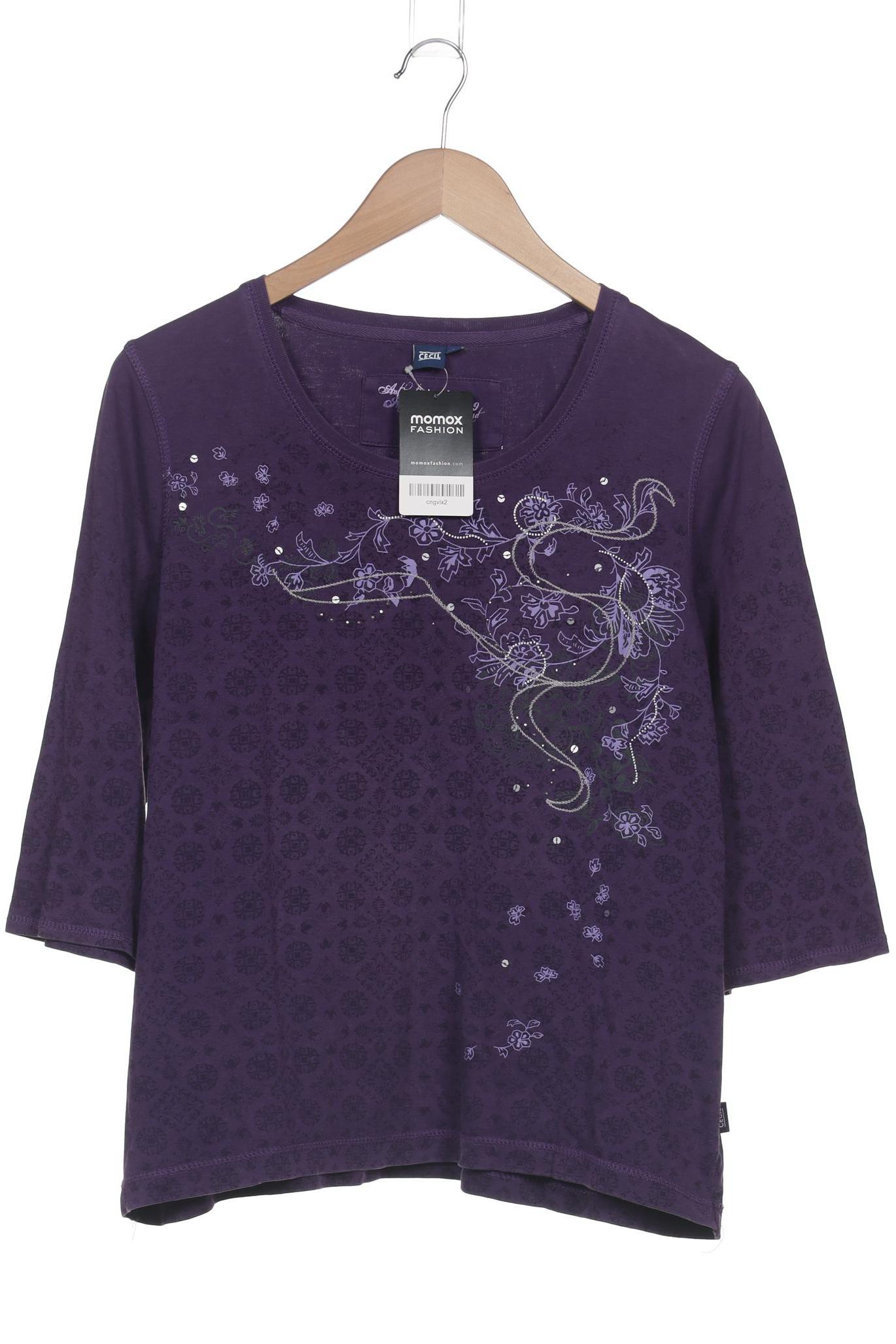 

Cecil Damen Langarmshirt, flieder, Gr. 42