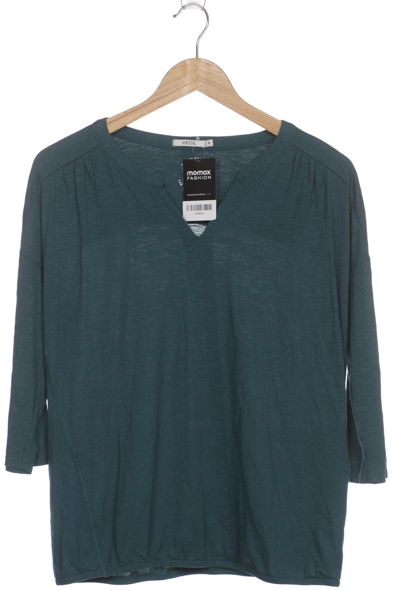 

Cecil Damen Langarmshirt, türkis, Gr. 38