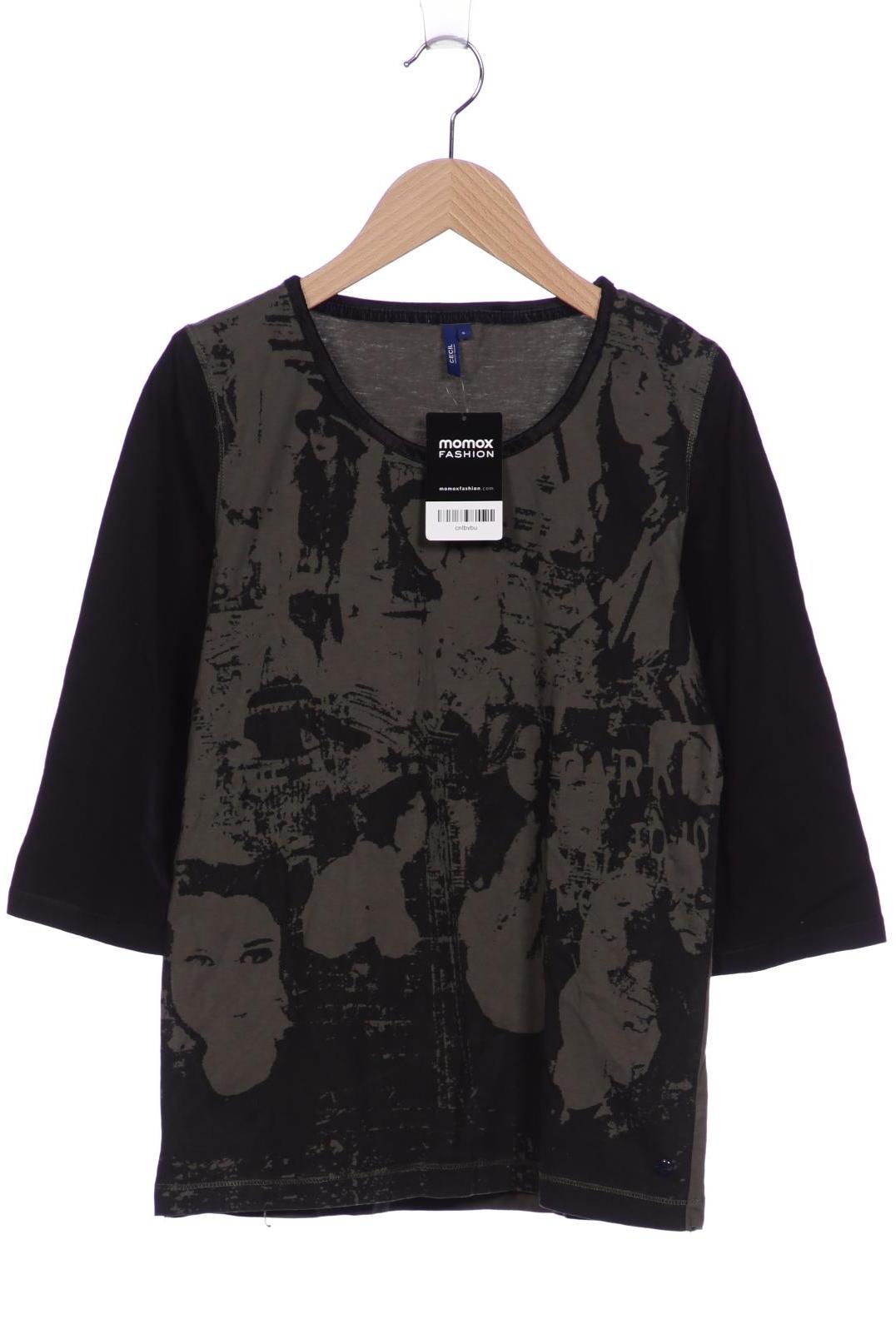 

Cecil Damen Langarmshirt, grün, Gr. 36