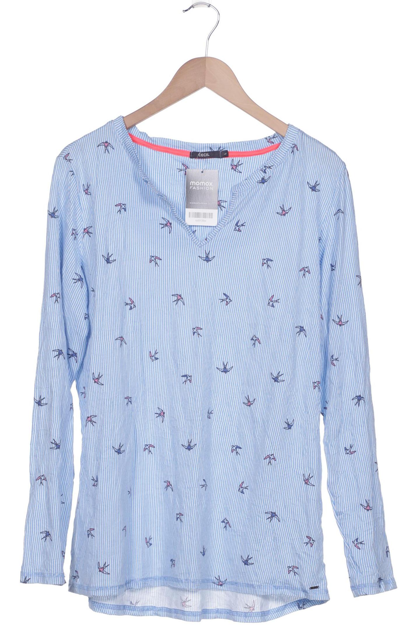 

CECIL Damen Langarmshirt, hellblau