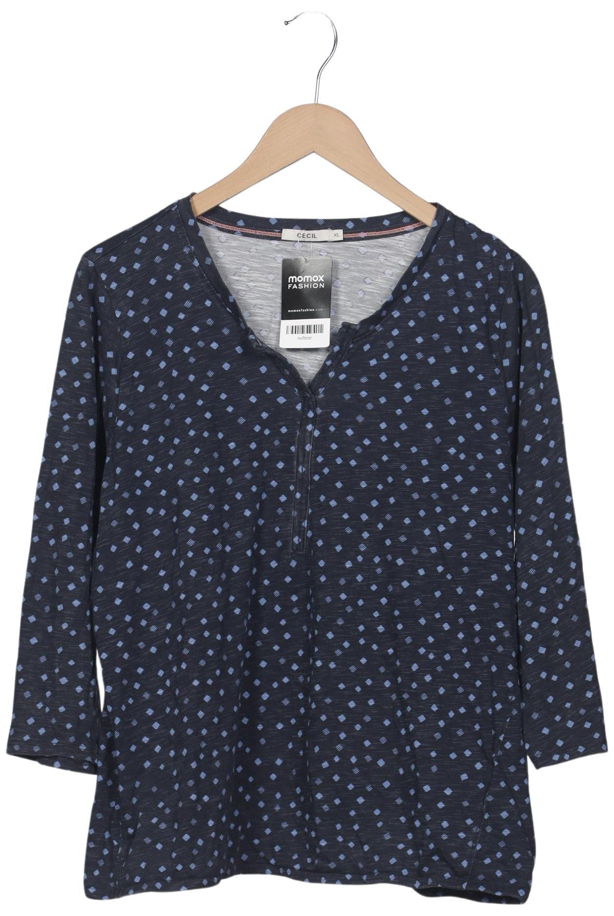 

Cecil Damen Langarmshirt, marineblau, Gr. 44
