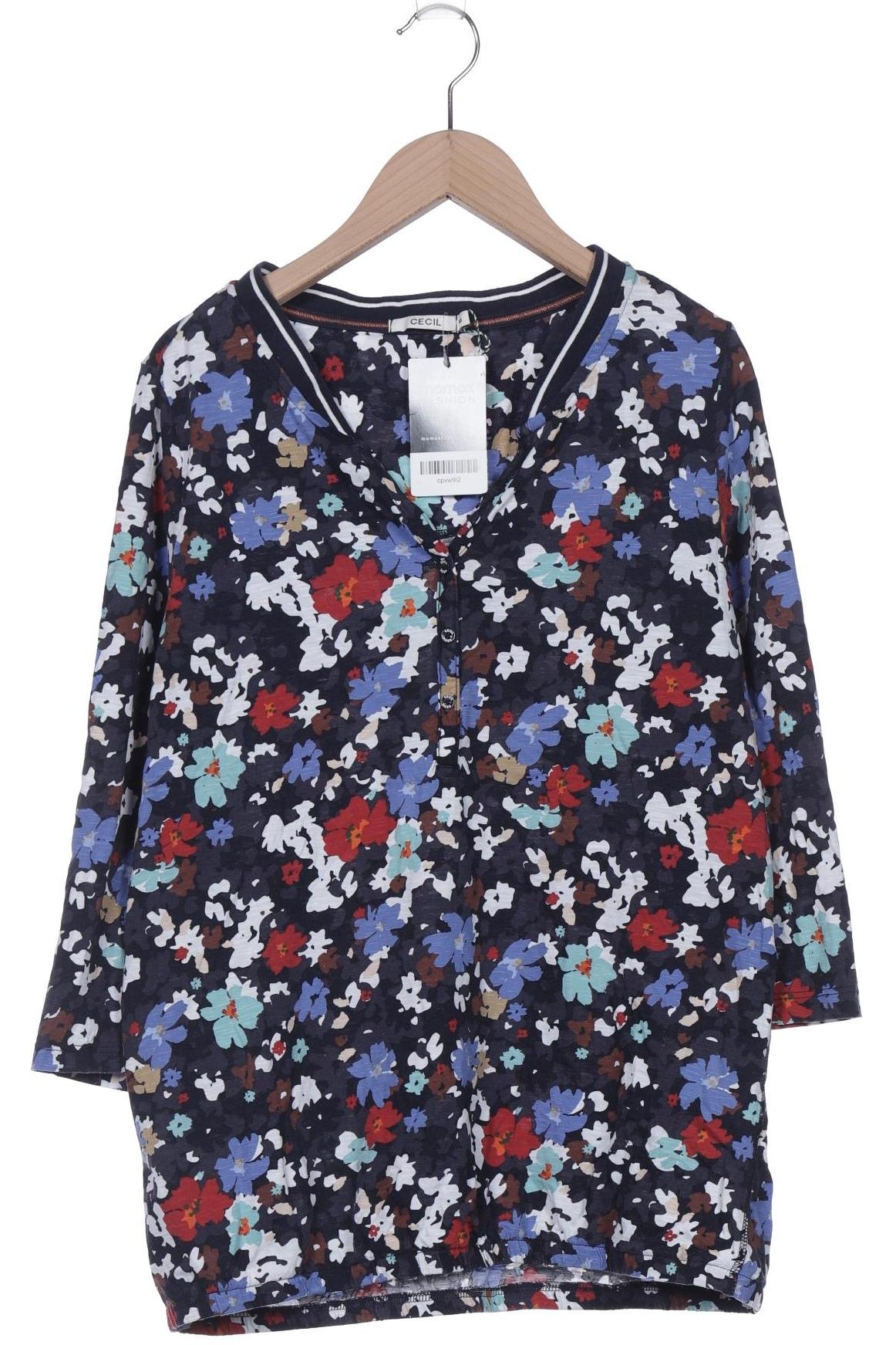 

Cecil Damen Langarmshirt, marineblau, Gr. 38