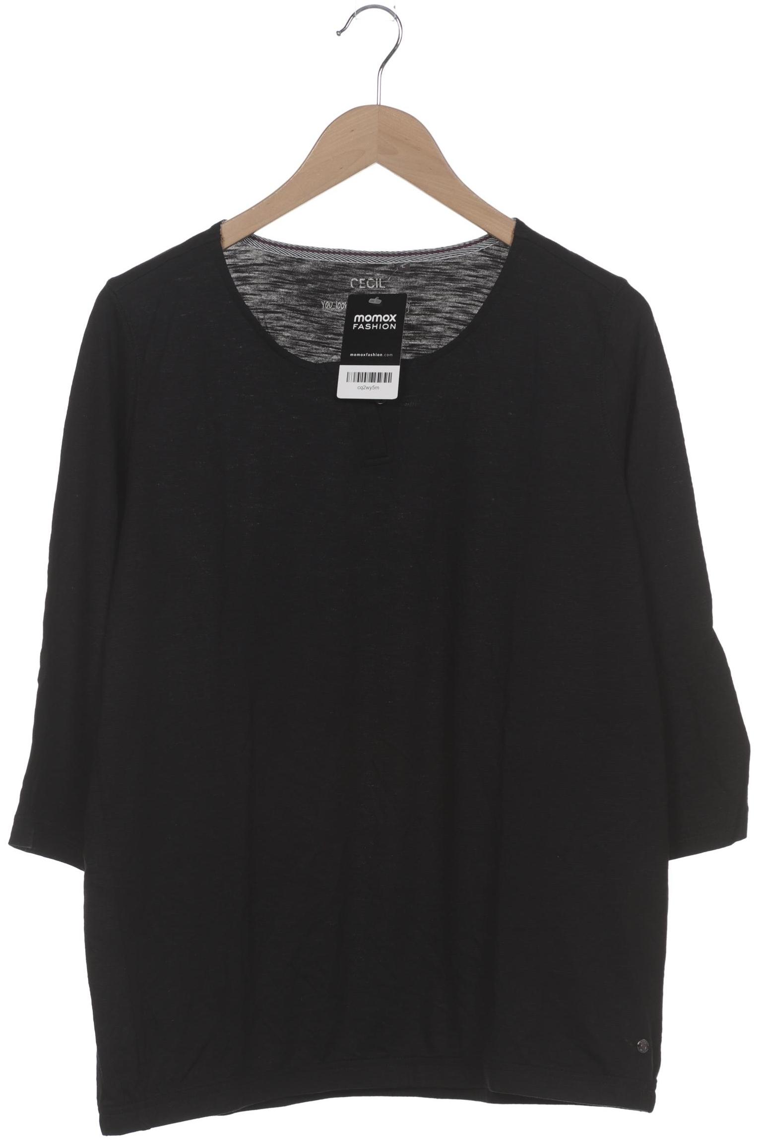 

Cecil Damen Langarmshirt, schwarz, Gr. 42