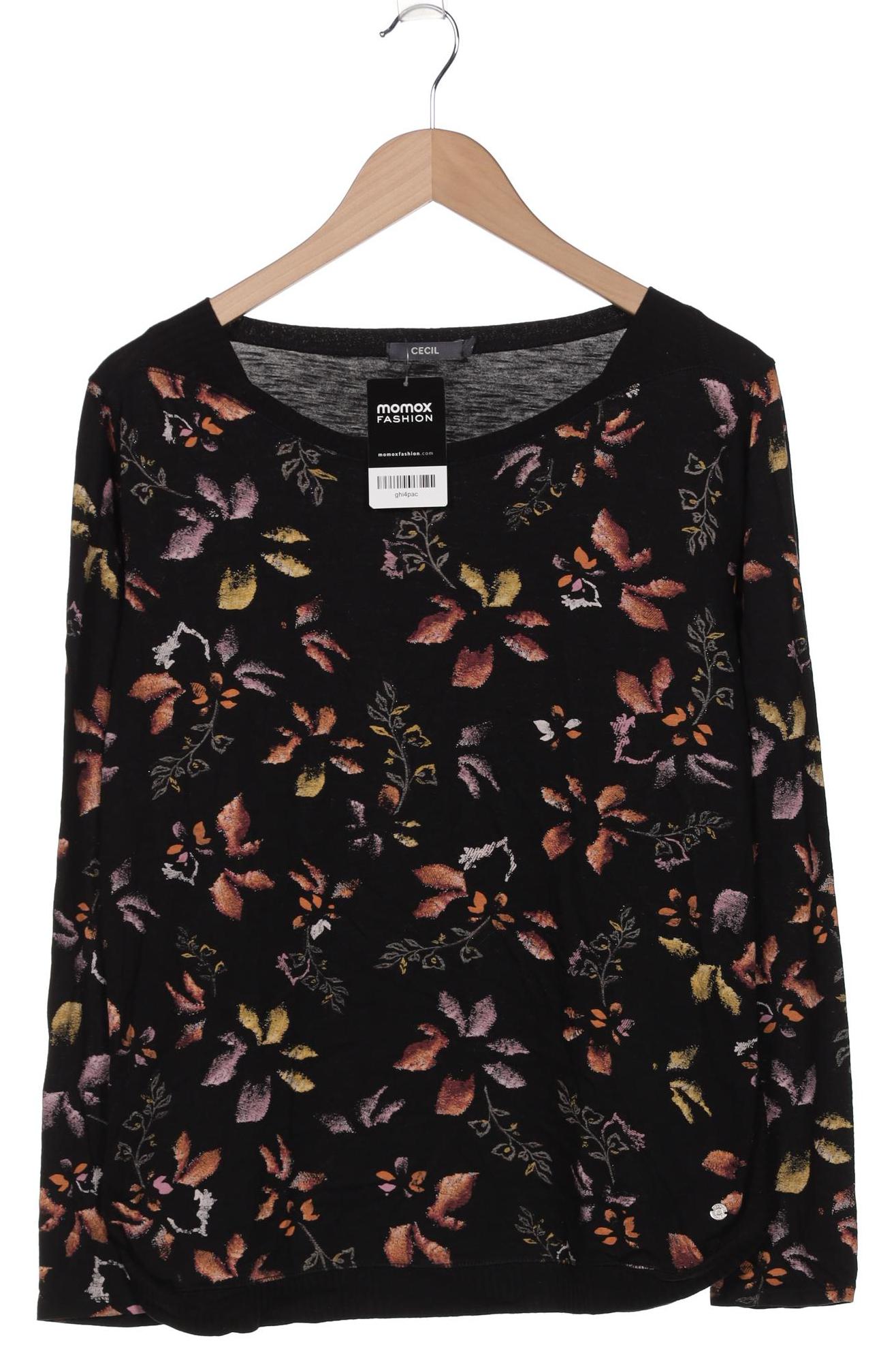 

Cecil Damen Langarmshirt, schwarz, Gr. 42