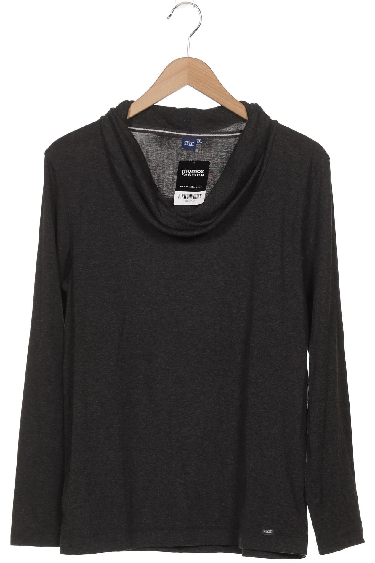 

Cecil Damen Langarmshirt, grau, Gr. 46