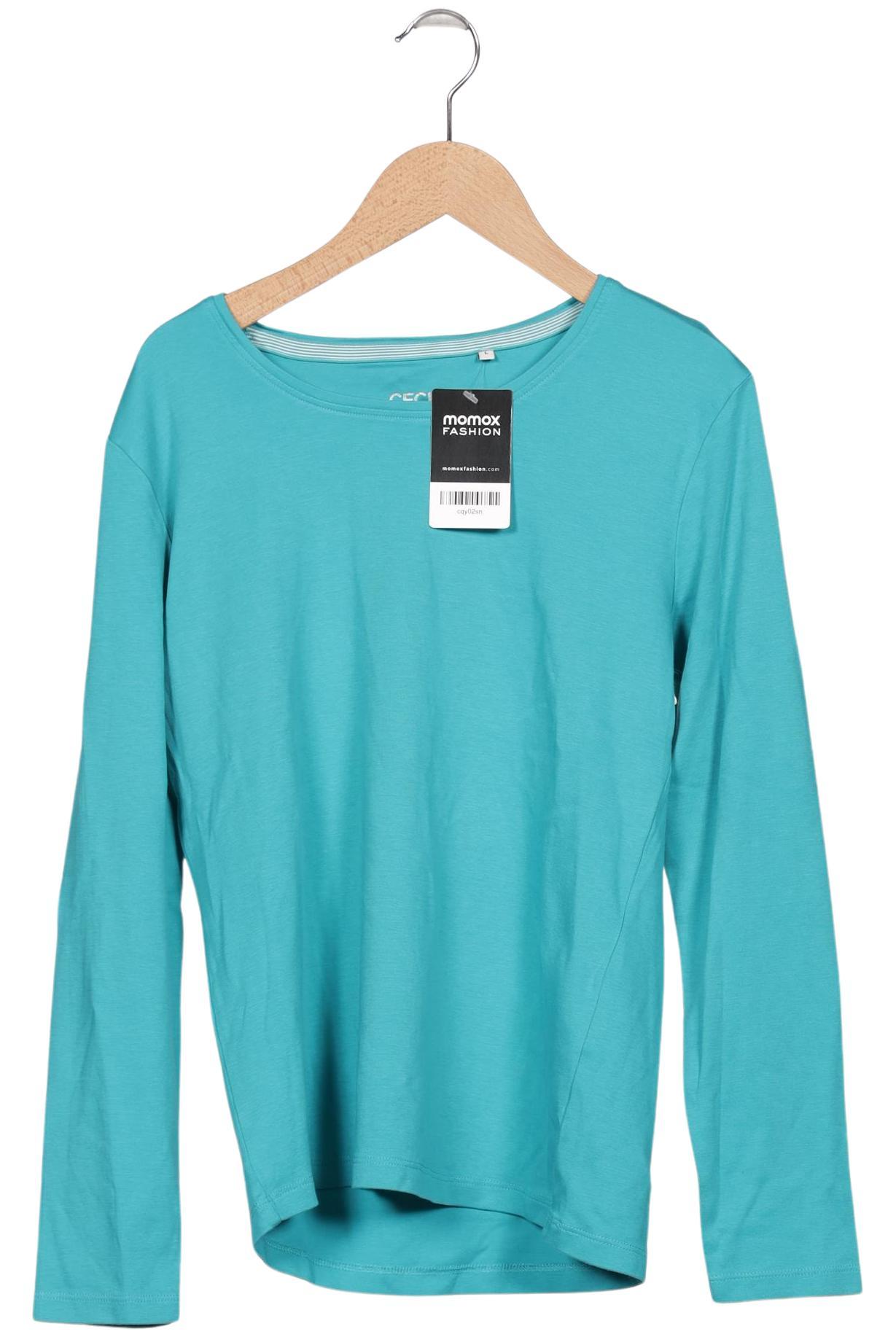 

Cecil Damen Langarmshirt, blau, Gr. 42