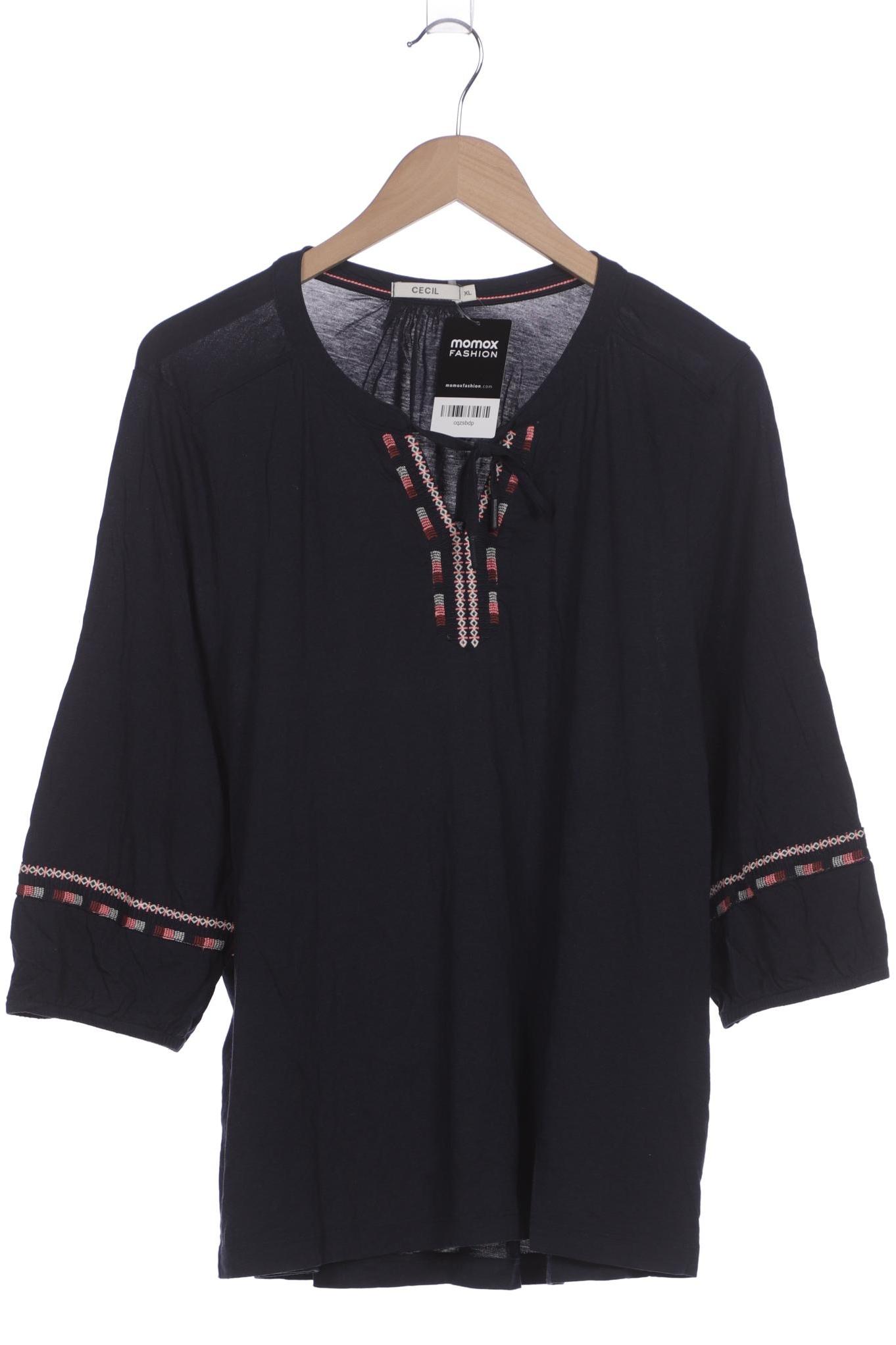 

Cecil Damen Langarmshirt, marineblau, Gr. 44