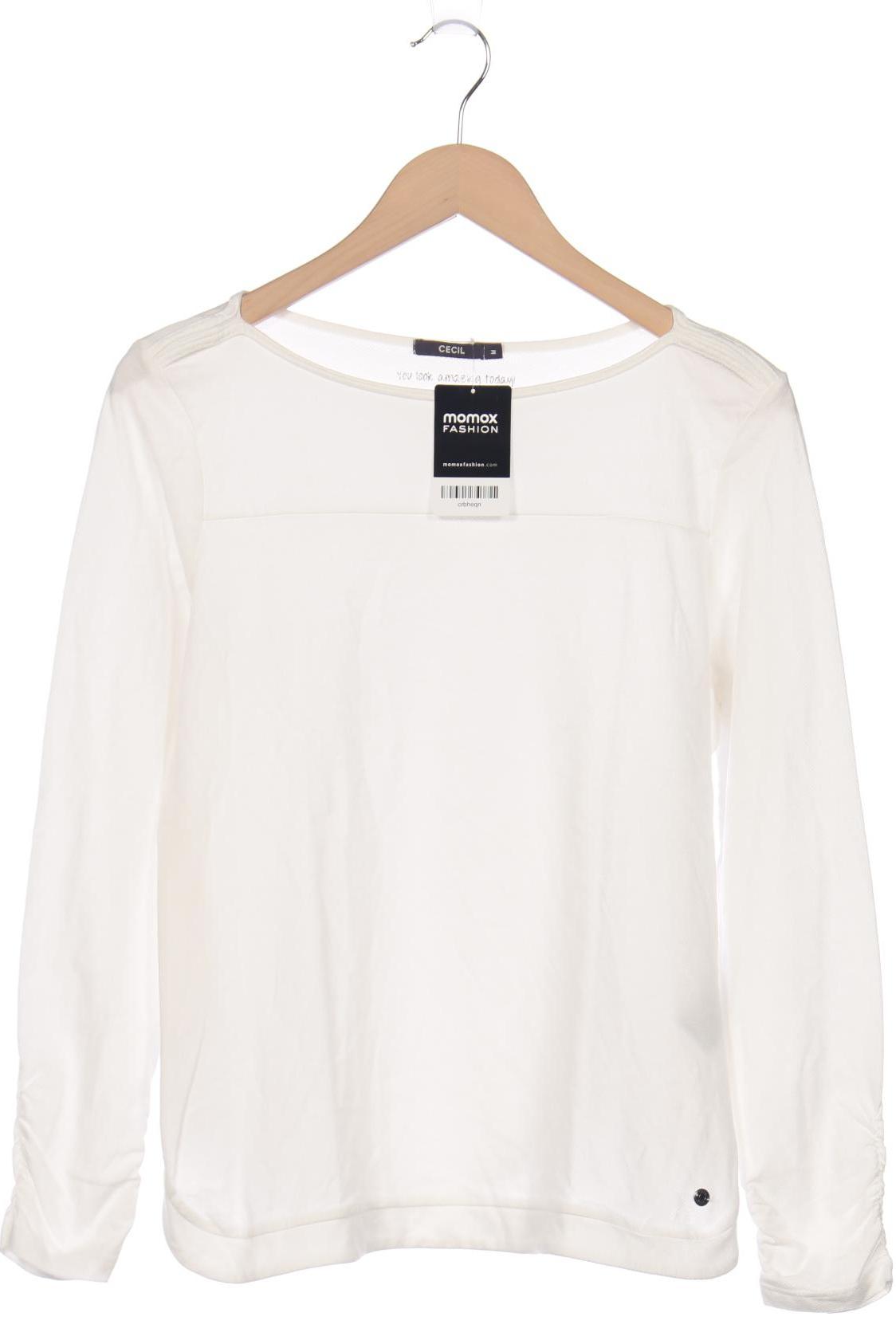 

CECIL Damen Langarmshirt, weiß