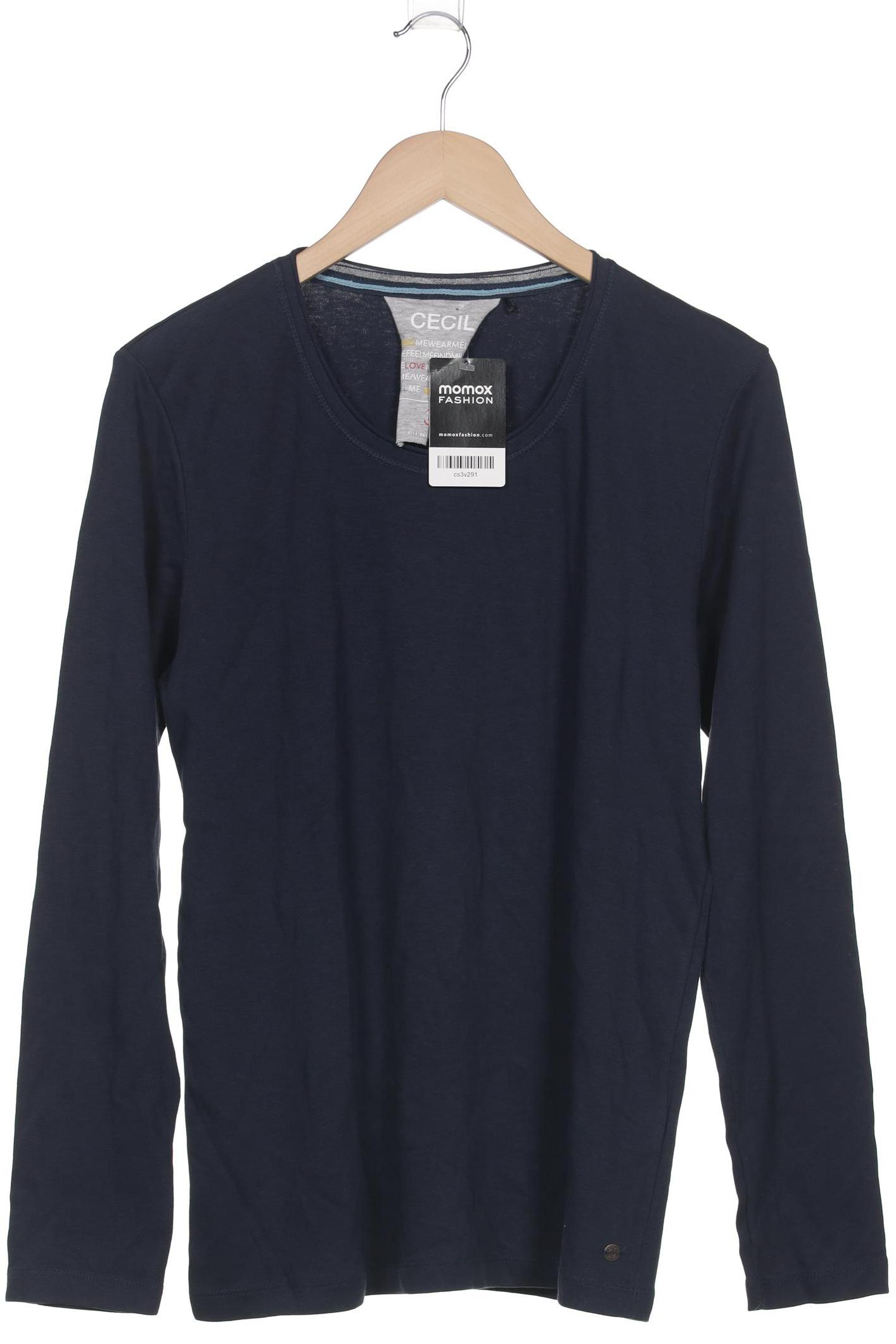 

Cecil Damen Langarmshirt, marineblau, Gr. 44