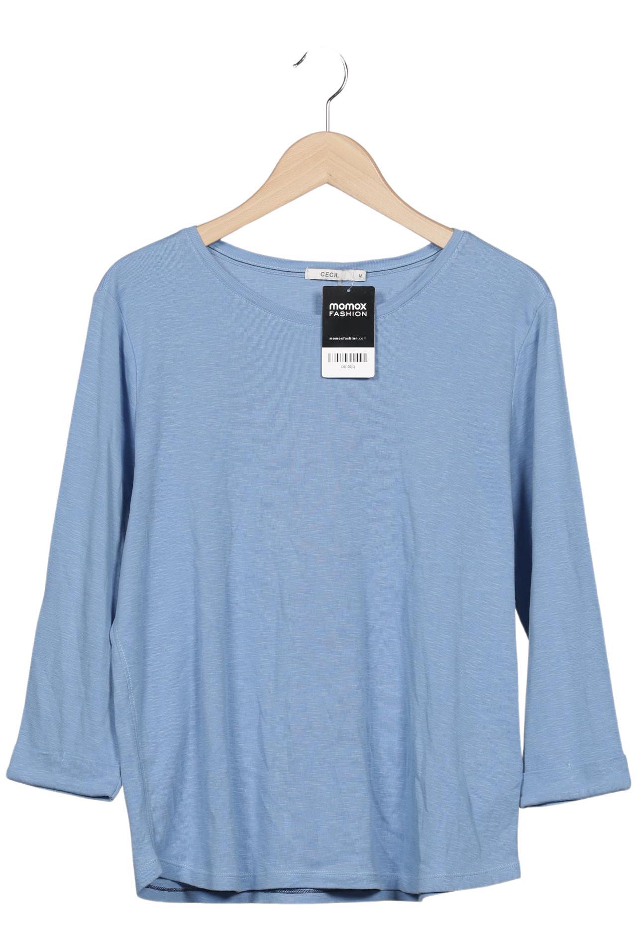 

Cecil Damen Langarmshirt, hellblau, Gr. 38