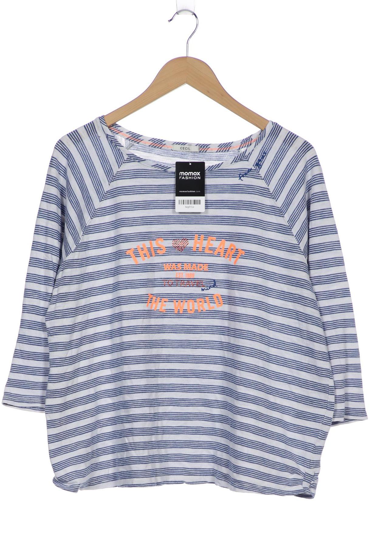 

CECIL Damen Langarmshirt, blau