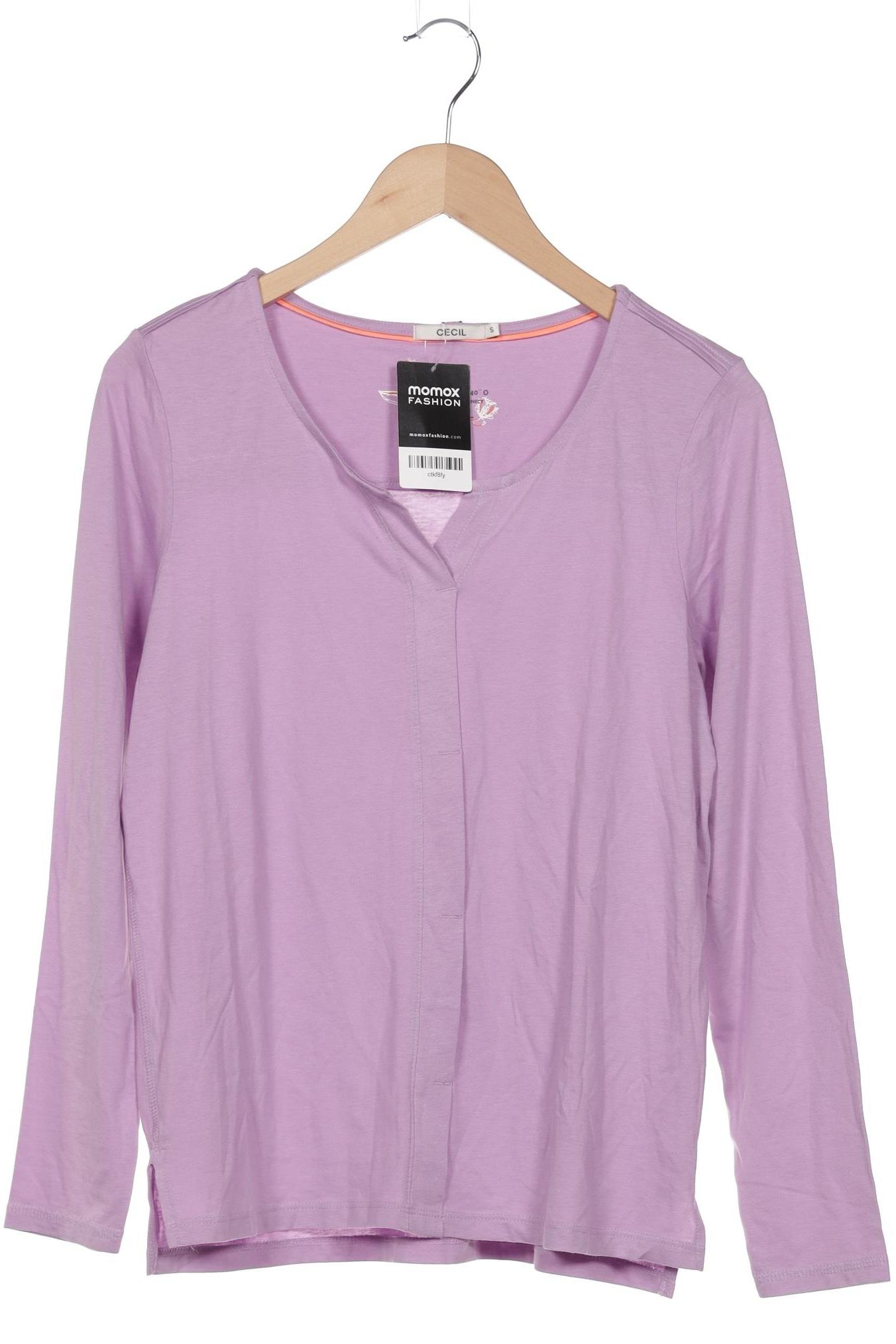 

Cecil Damen Langarmshirt, flieder, Gr. 36