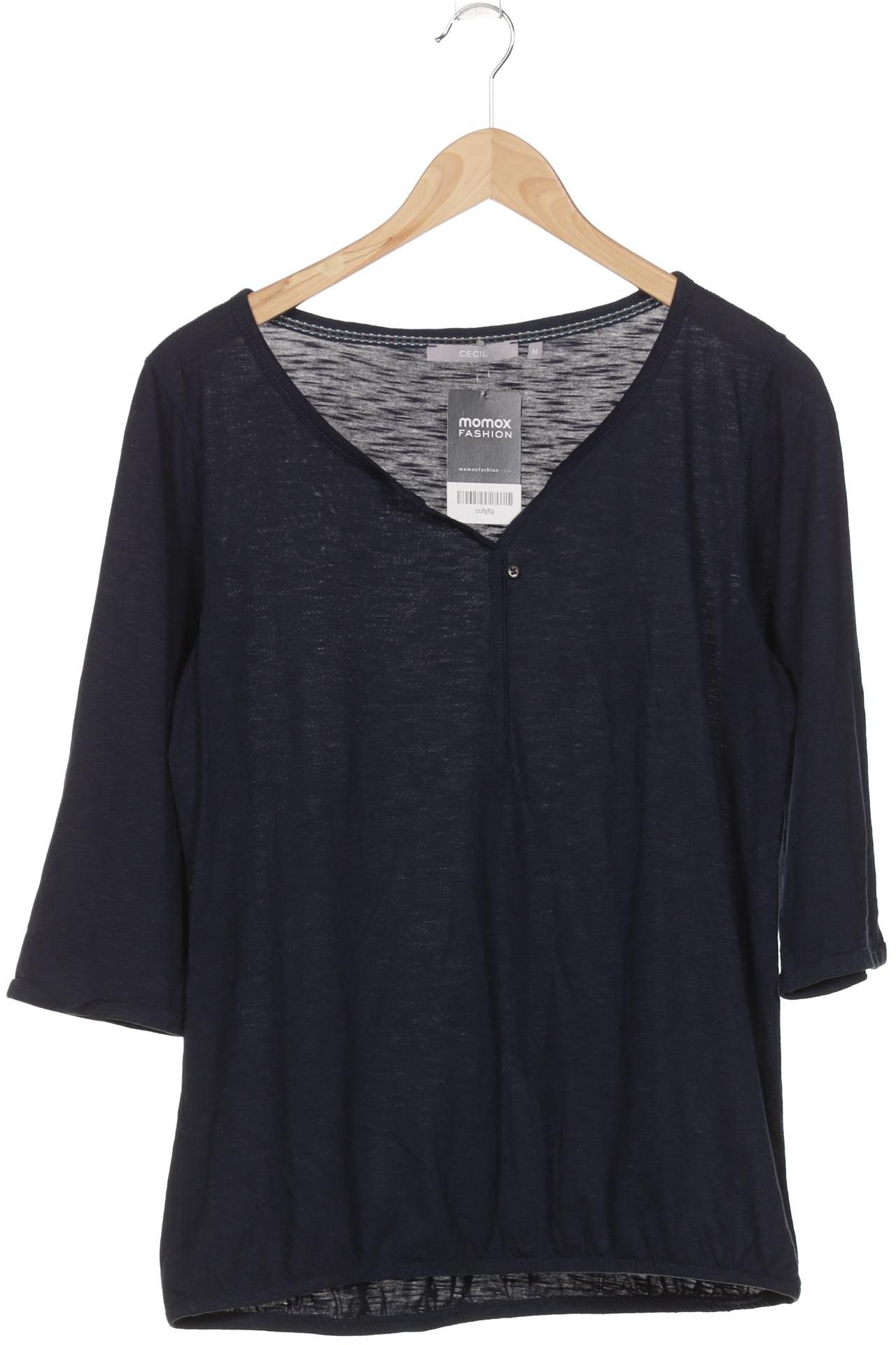 

Cecil Damen Langarmshirt, marineblau, Gr. 38