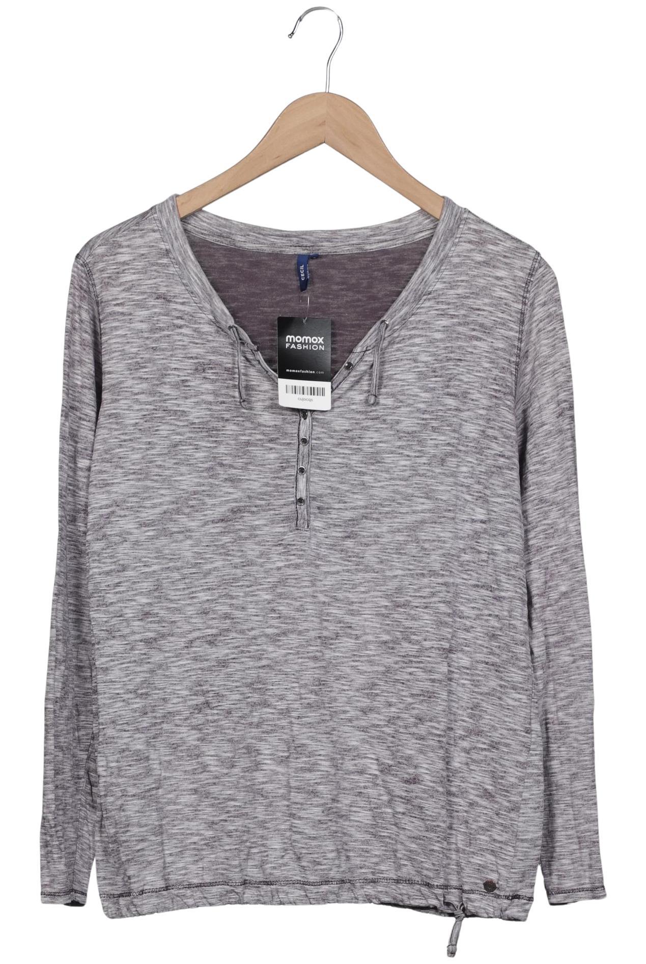 

Cecil Damen Langarmshirt, grau, Gr. 38