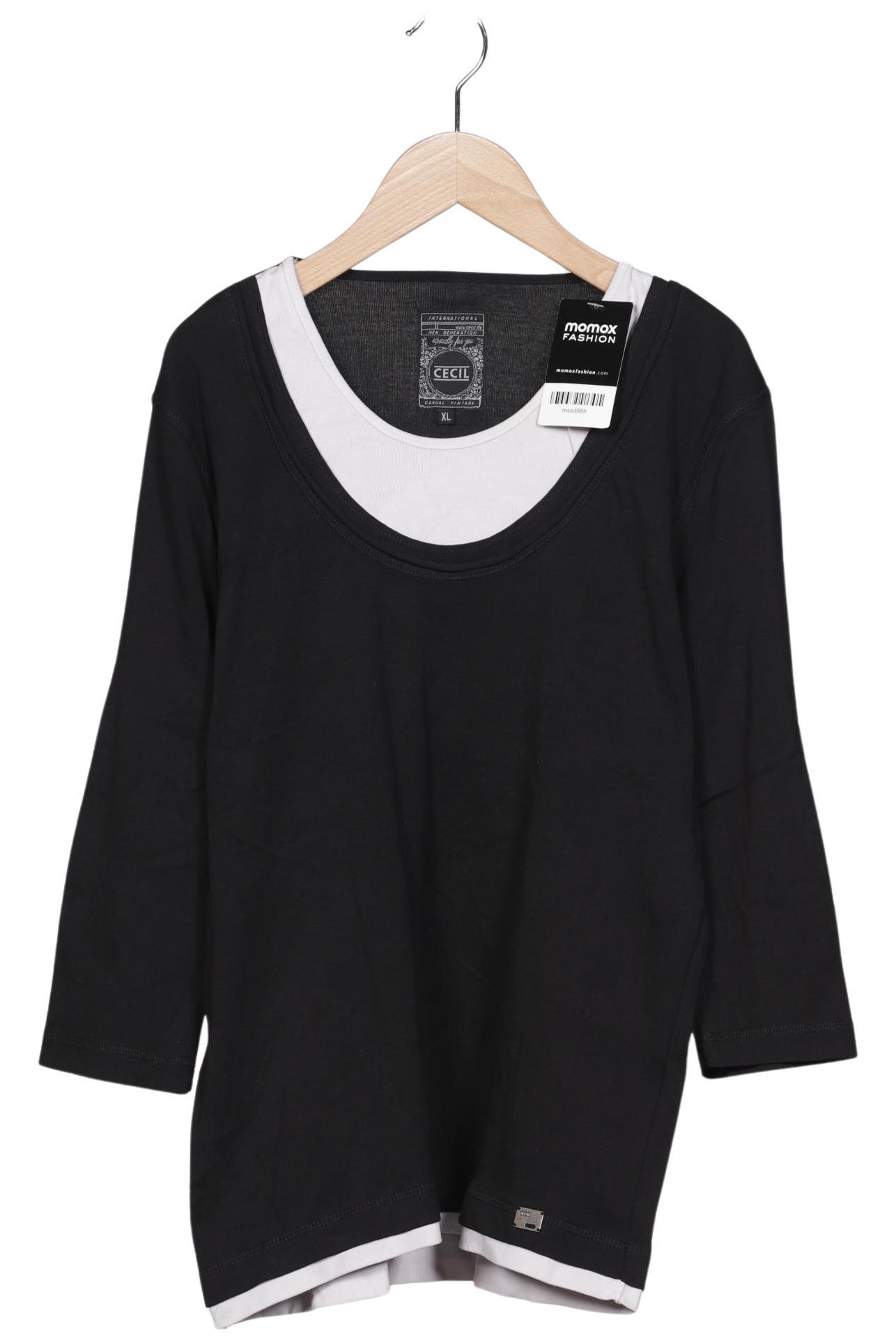 

Cecil Damen Langarmshirt, schwarz, Gr. 44