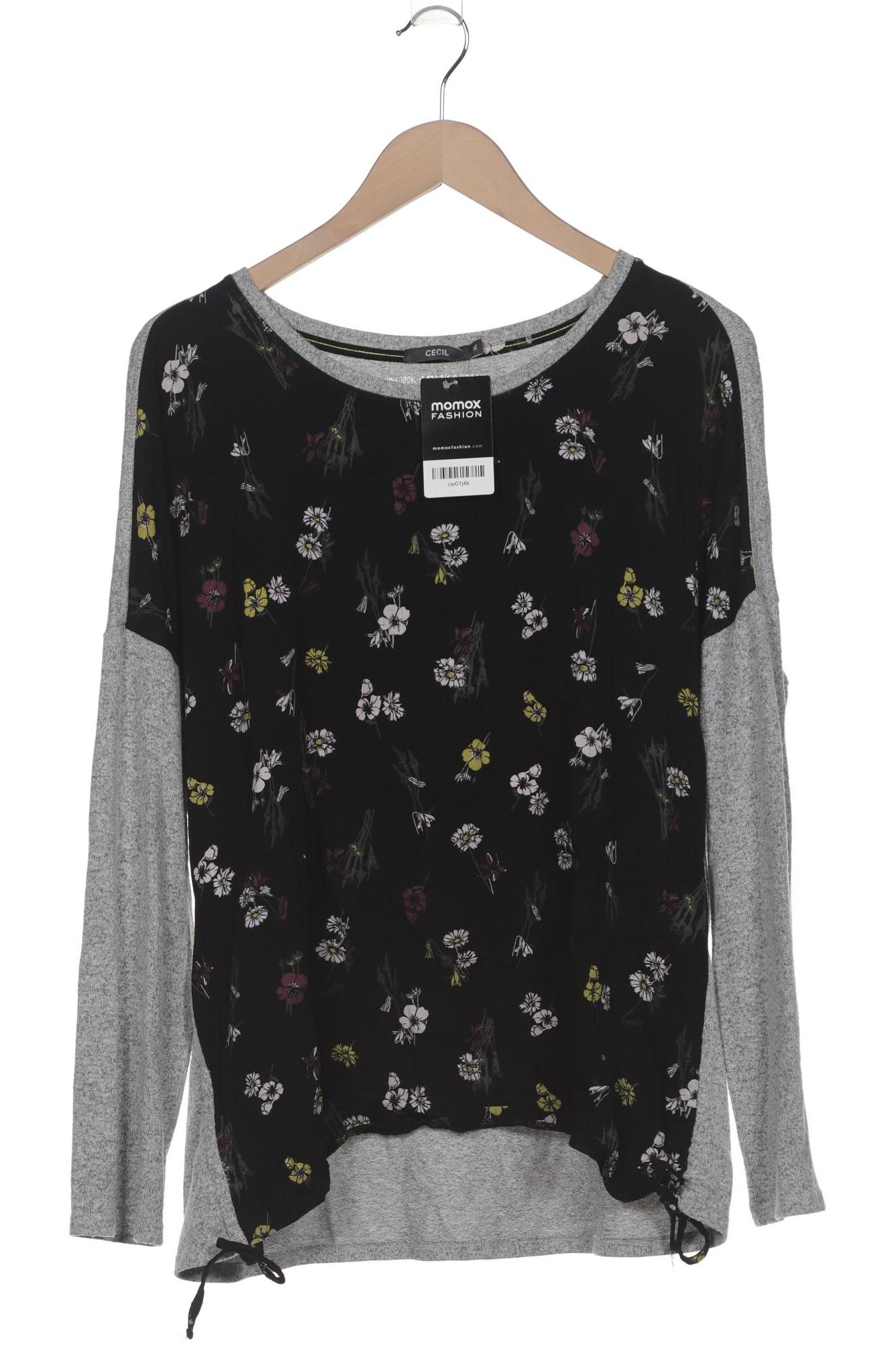 

Cecil Damen Langarmshirt, grau, Gr. 44
