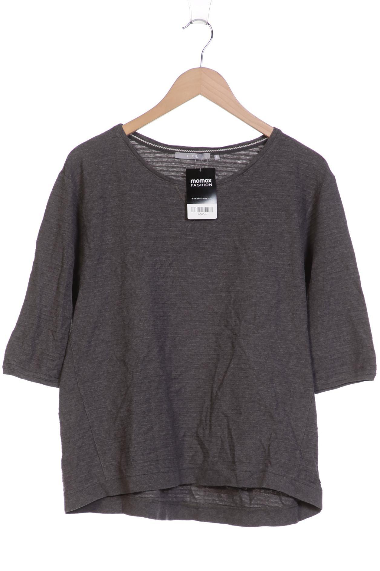 

Cecil Damen Langarmshirt, grau, Gr. 42