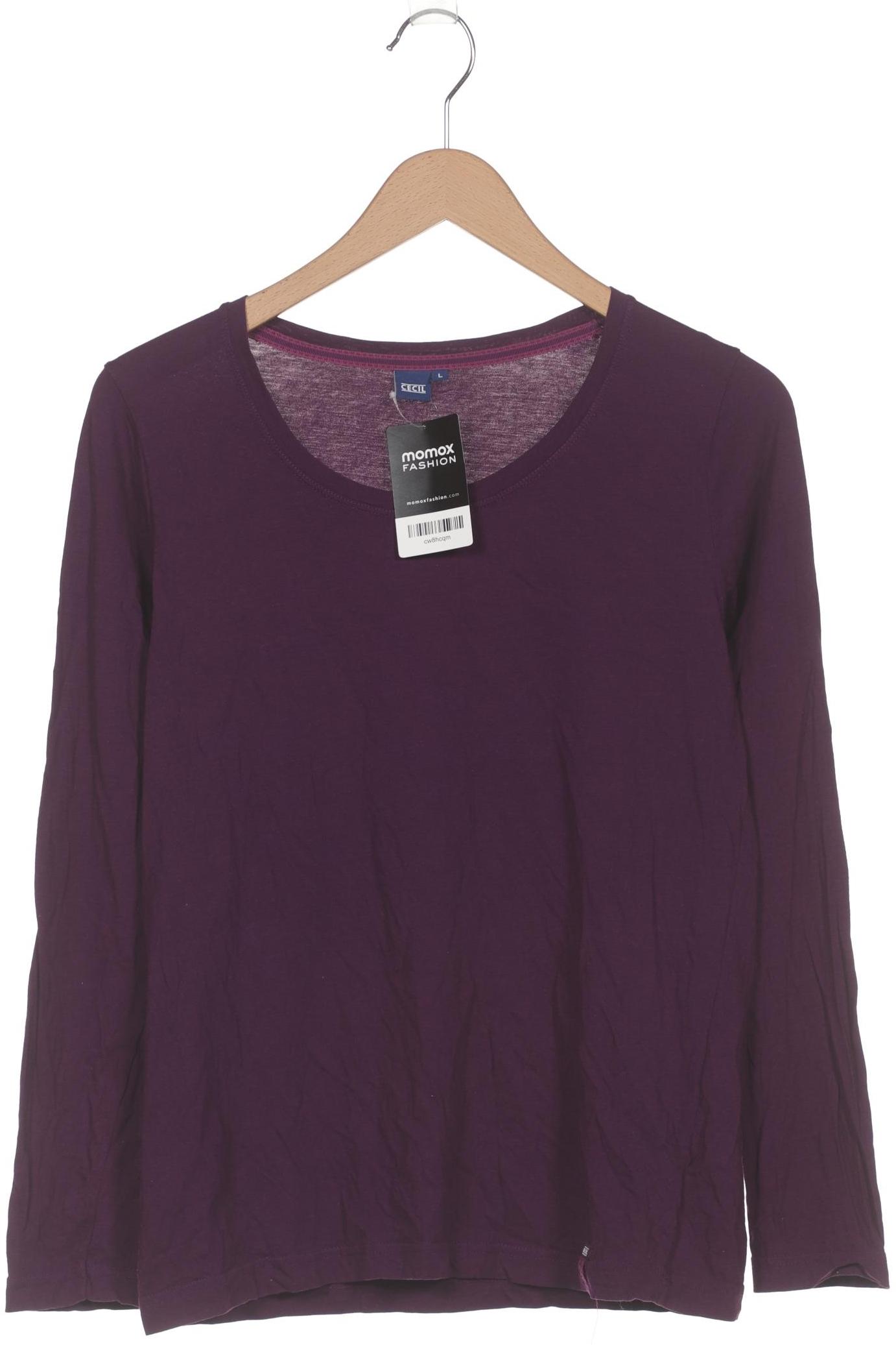 

Cecil Damen Langarmshirt, flieder, Gr. 42