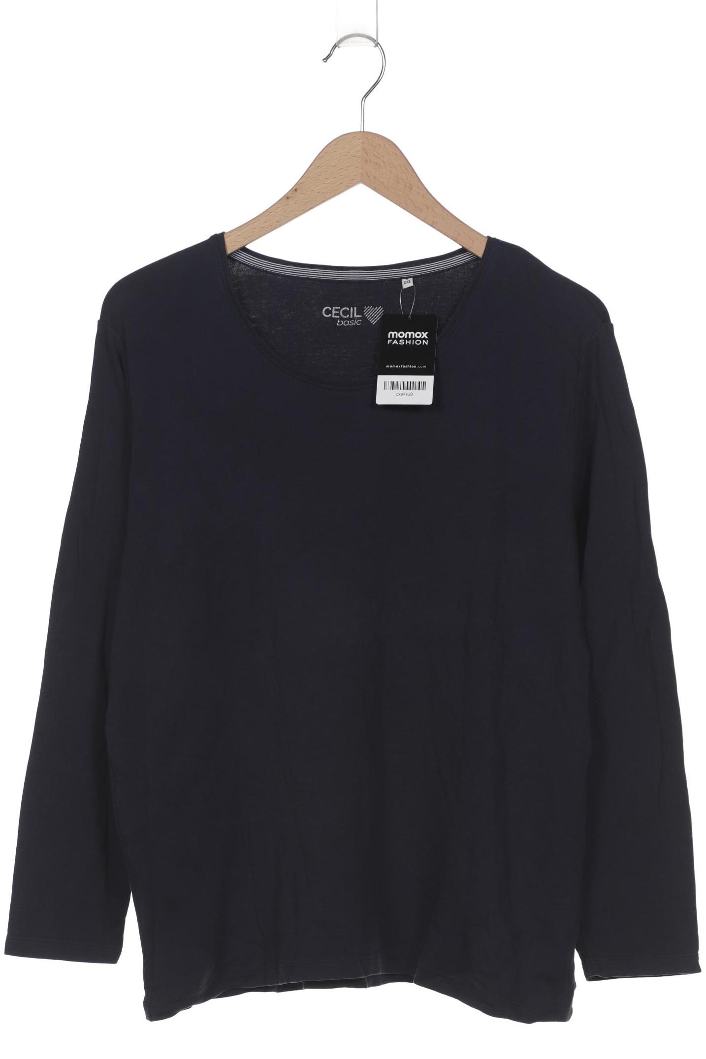 

Cecil Damen Langarmshirt, marineblau, Gr. 46