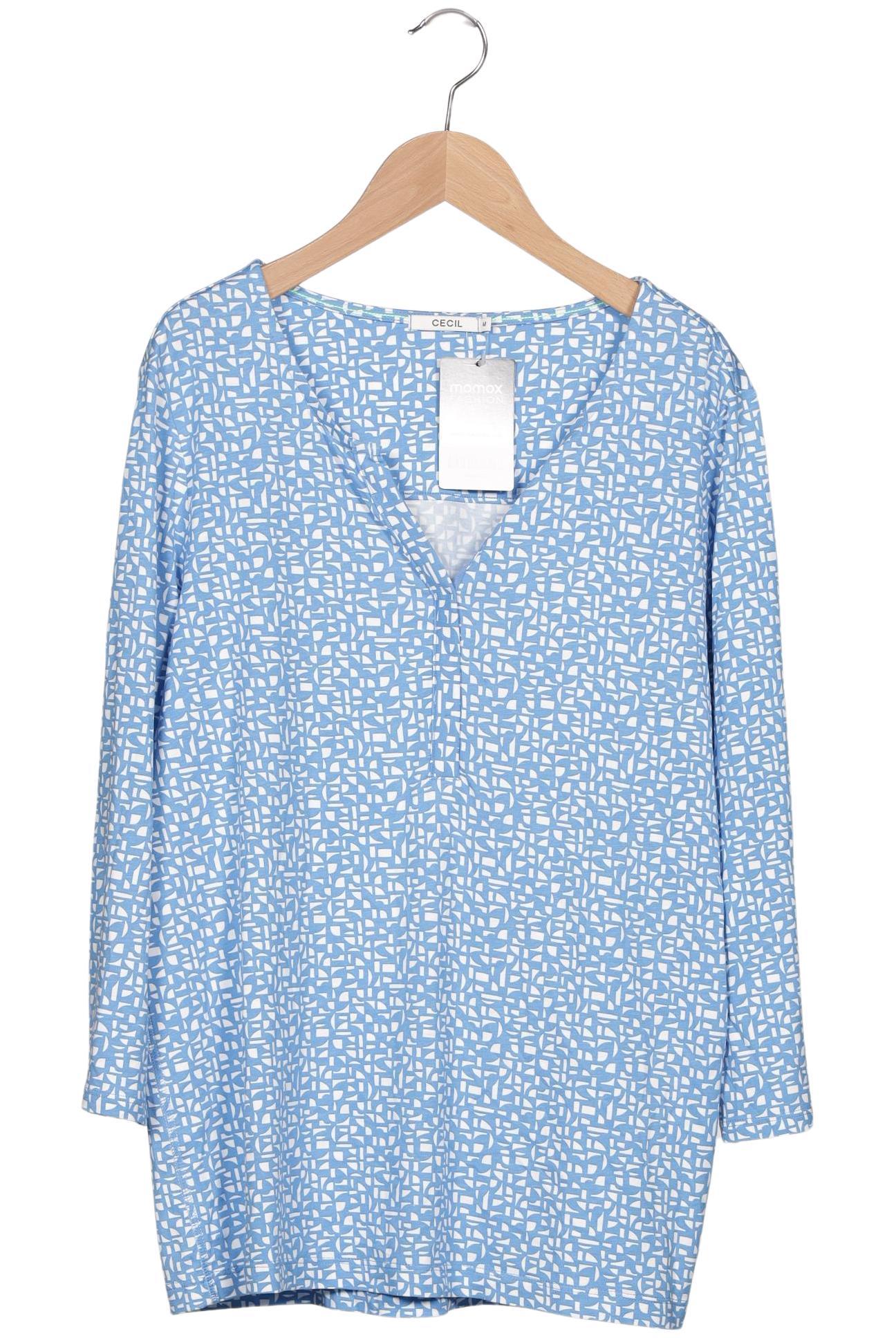 

Cecil Damen Langarmshirt, blau, Gr. 38