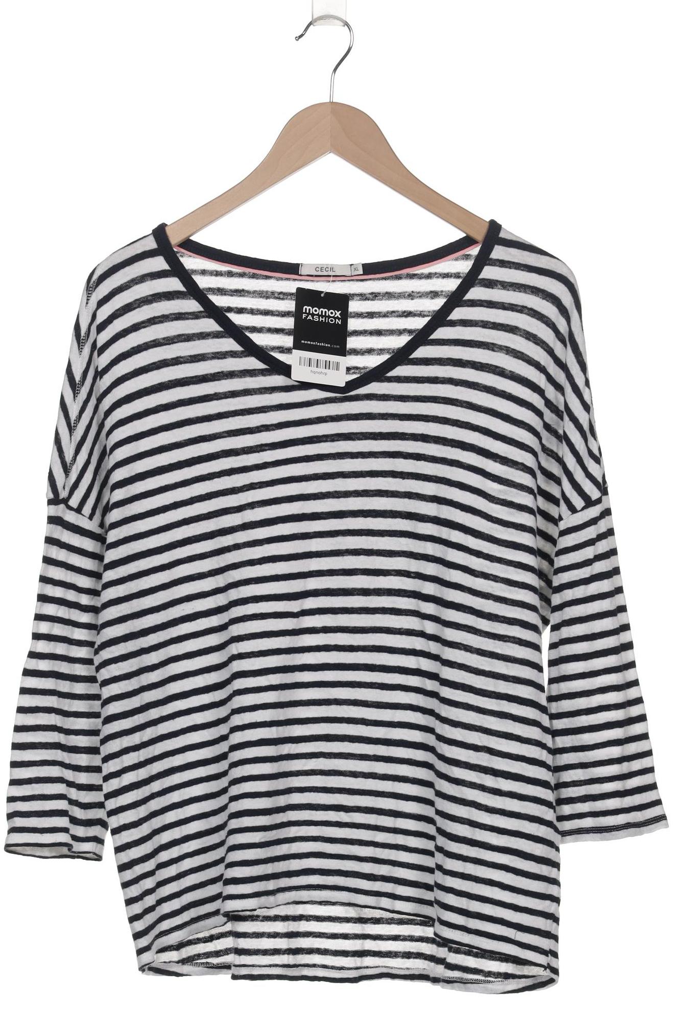 

Cecil Damen Langarmshirt, weiß, Gr. 44