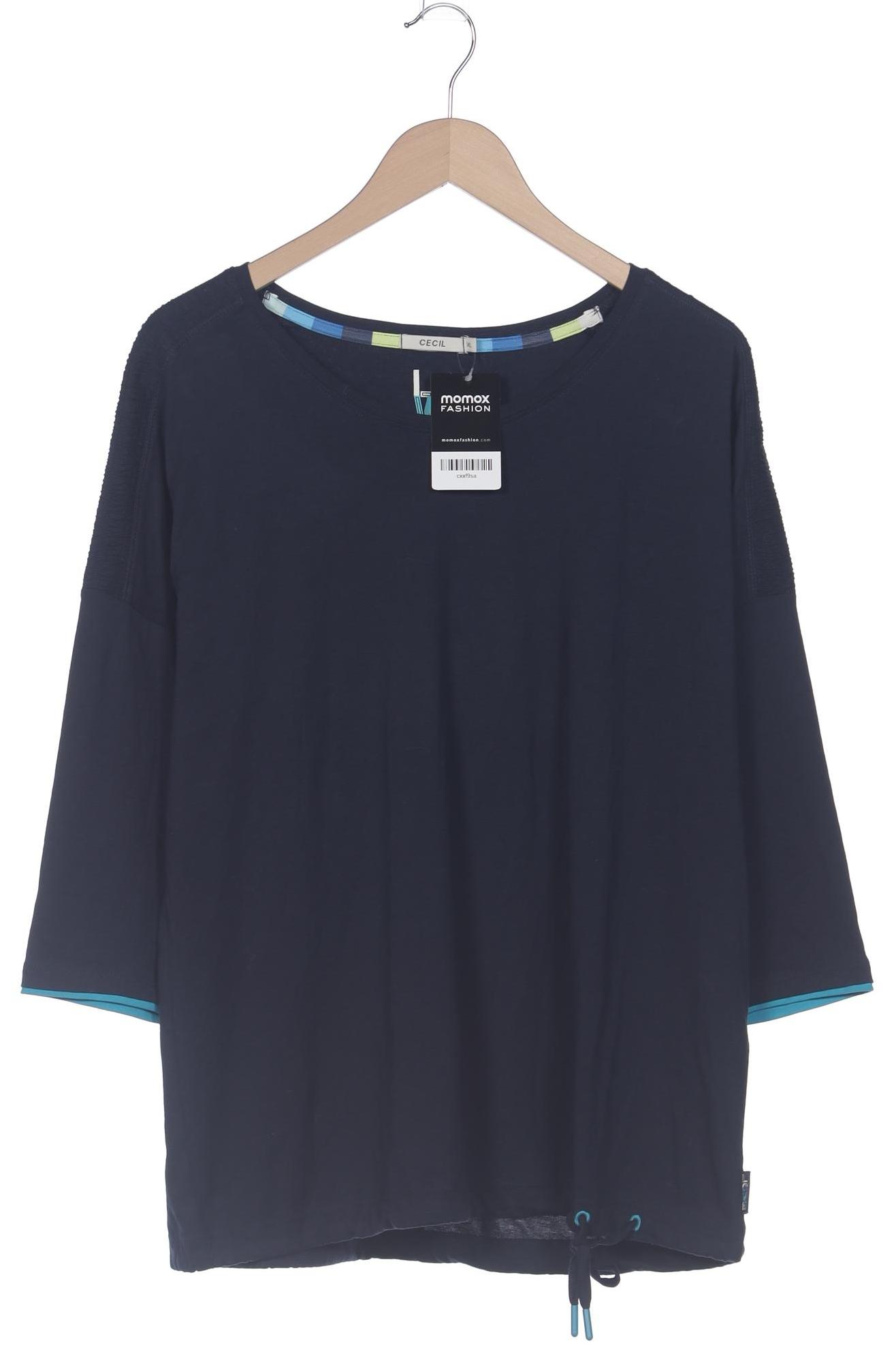 

Cecil Damen Langarmshirt, marineblau, Gr. 44