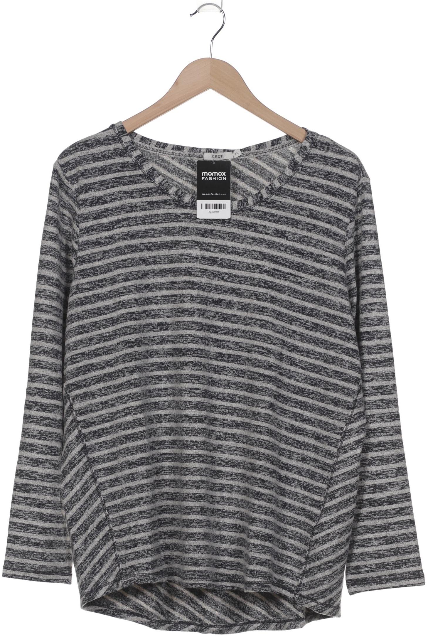 

Cecil Damen Langarmshirt, grau, Gr. 44