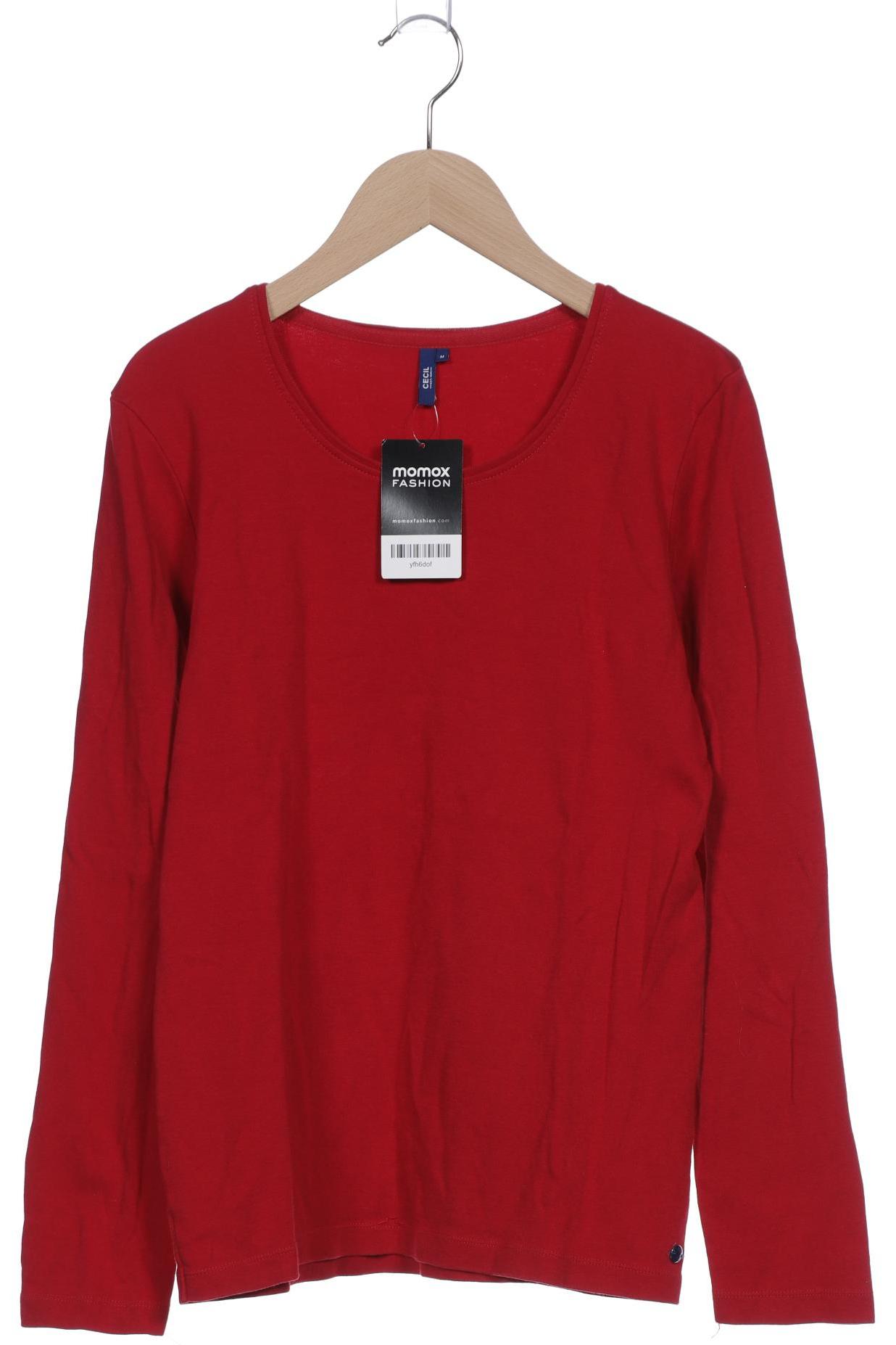 

Cecil Damen Langarmshirt, rot, Gr. 38