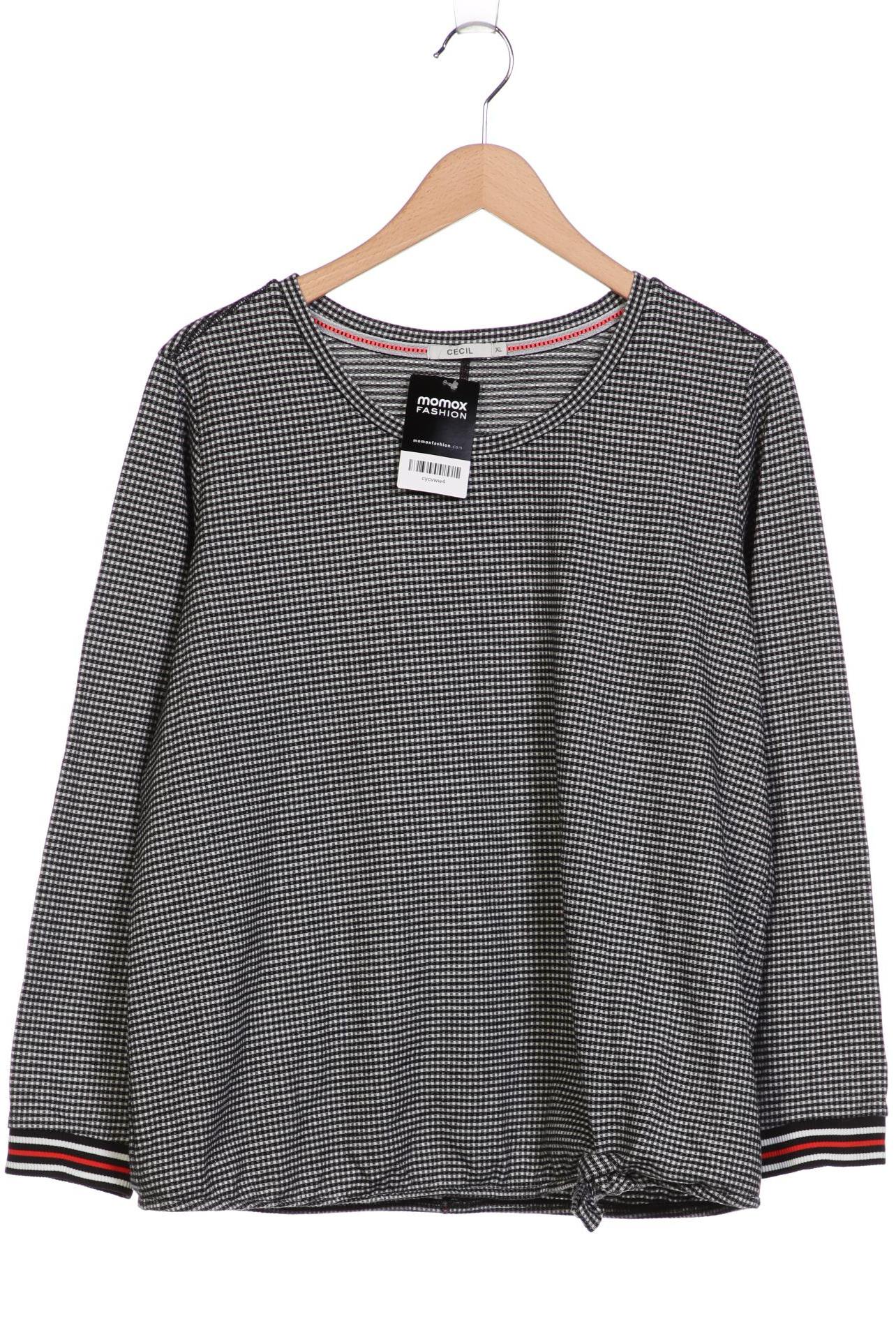 

Cecil Damen Langarmshirt, schwarz, Gr. 44