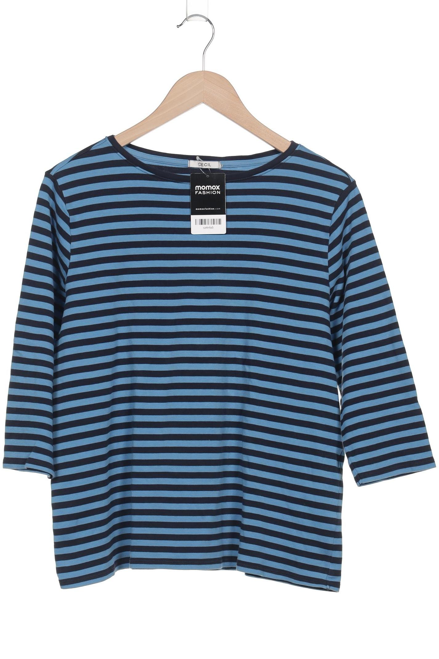 

Cecil Damen Langarmshirt, blau, Gr. 42
