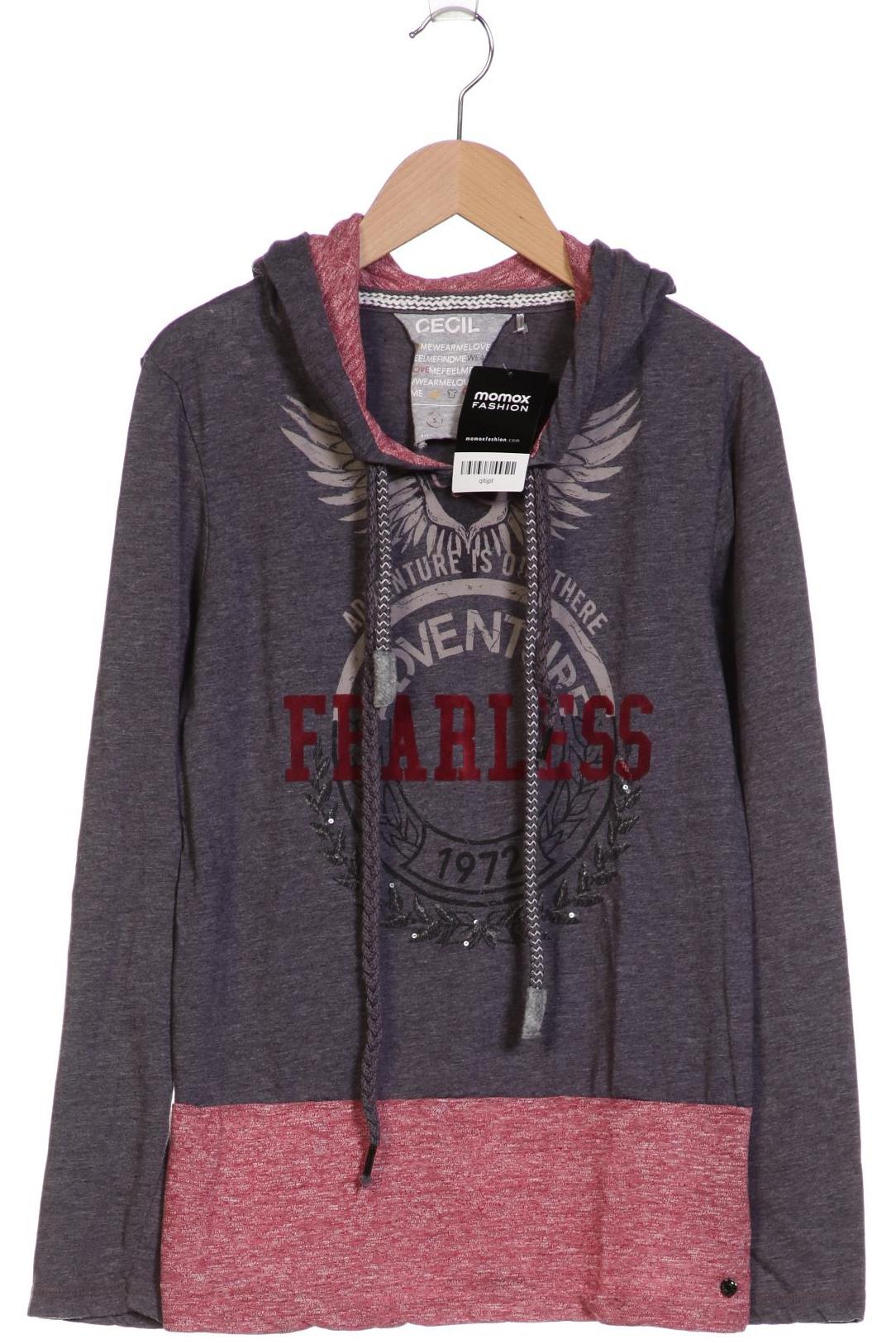 

Cecil Damen Langarmshirt, grau, Gr. 36