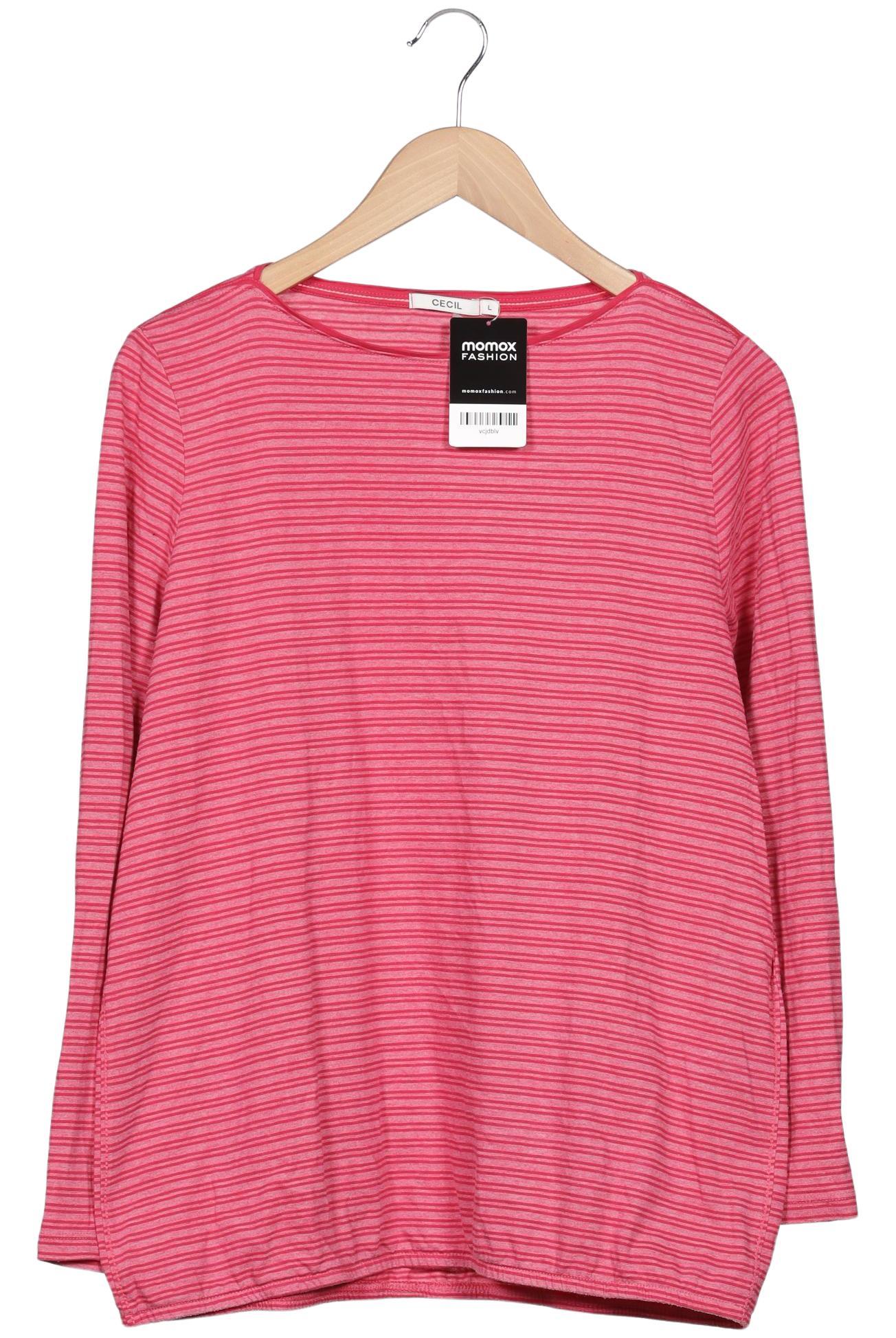 

Cecil Damen Langarmshirt, pink, Gr. 42