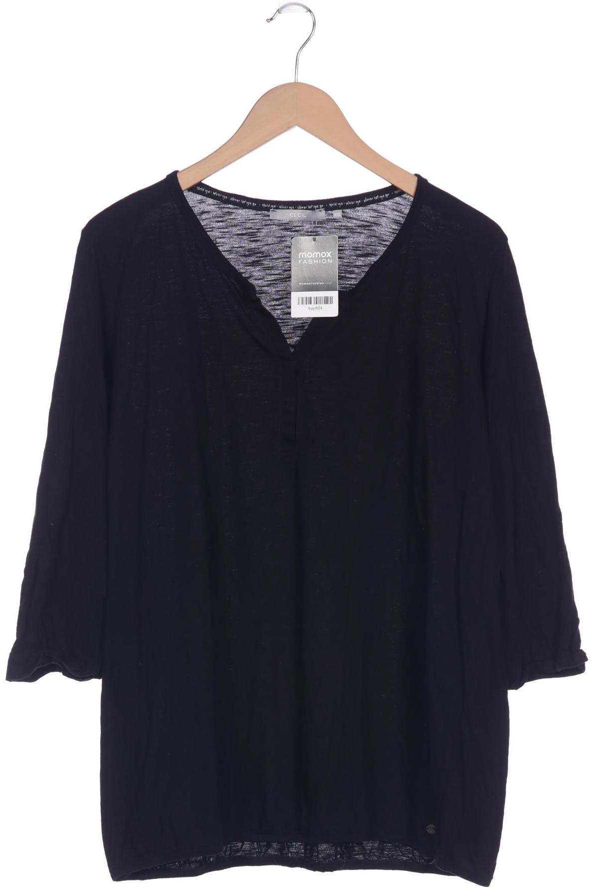 

Cecil Damen Langarmshirt, schwarz, Gr. 46