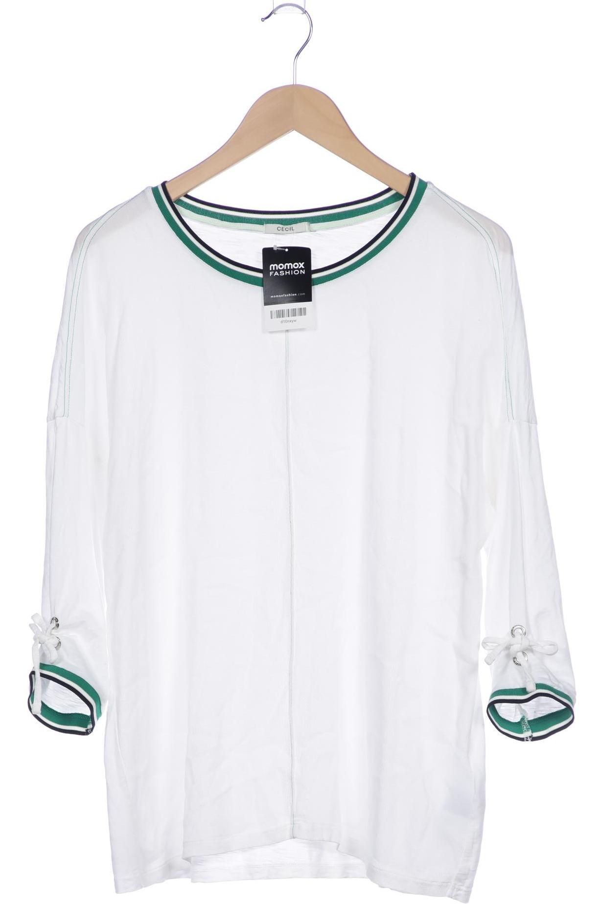 

Cecil Damen Langarmshirt, weiß, Gr. 42